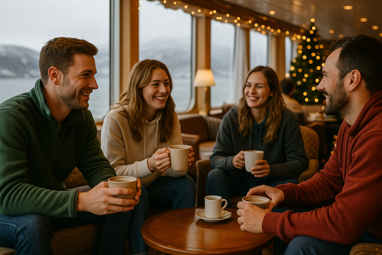Winterliche Gemütlichkeit auf See