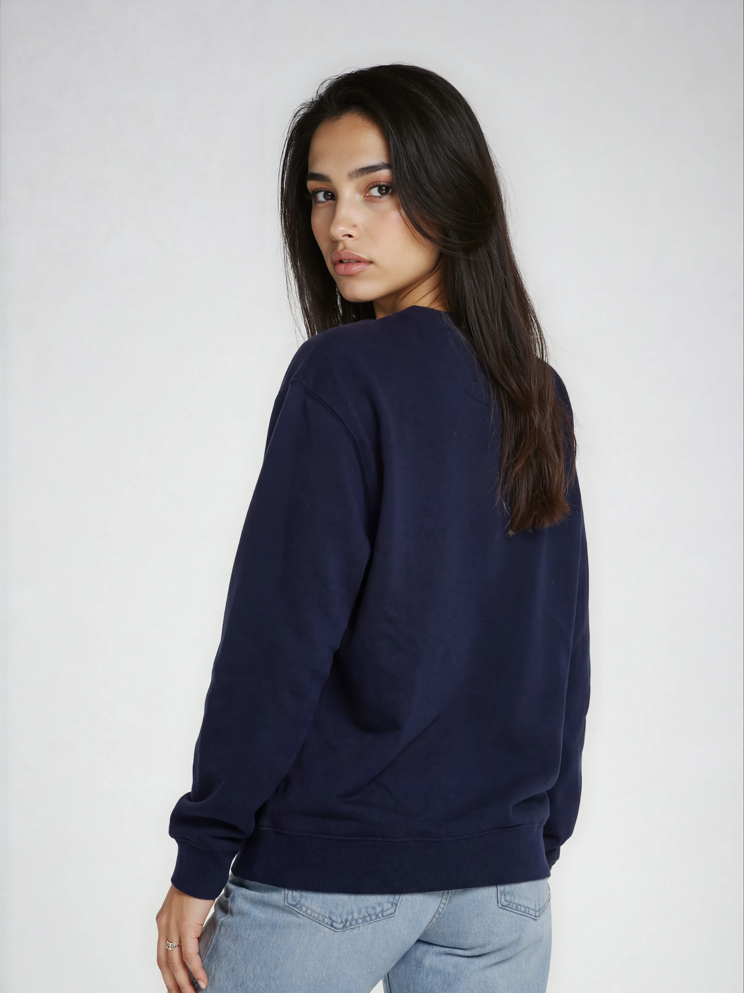 BEYOND_THE_SEA_Sweatshirt_Navy_Damen_hinten