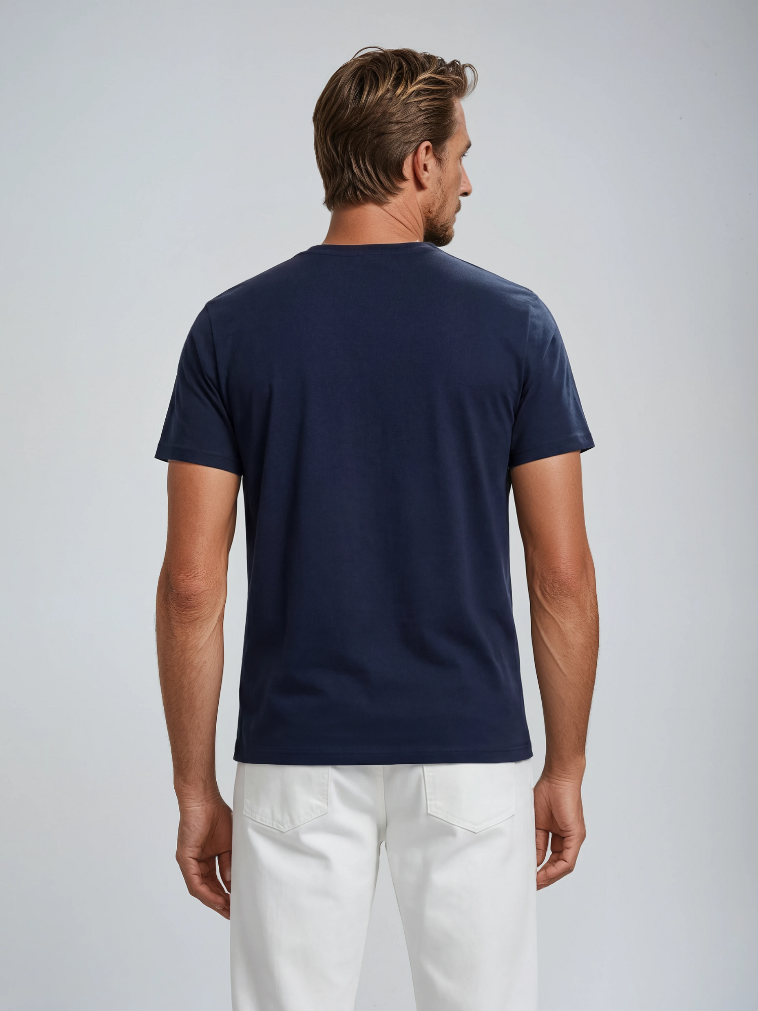 Charles Lindgren® – Herren T-Shirt „Beyond the Sea“ in Navy