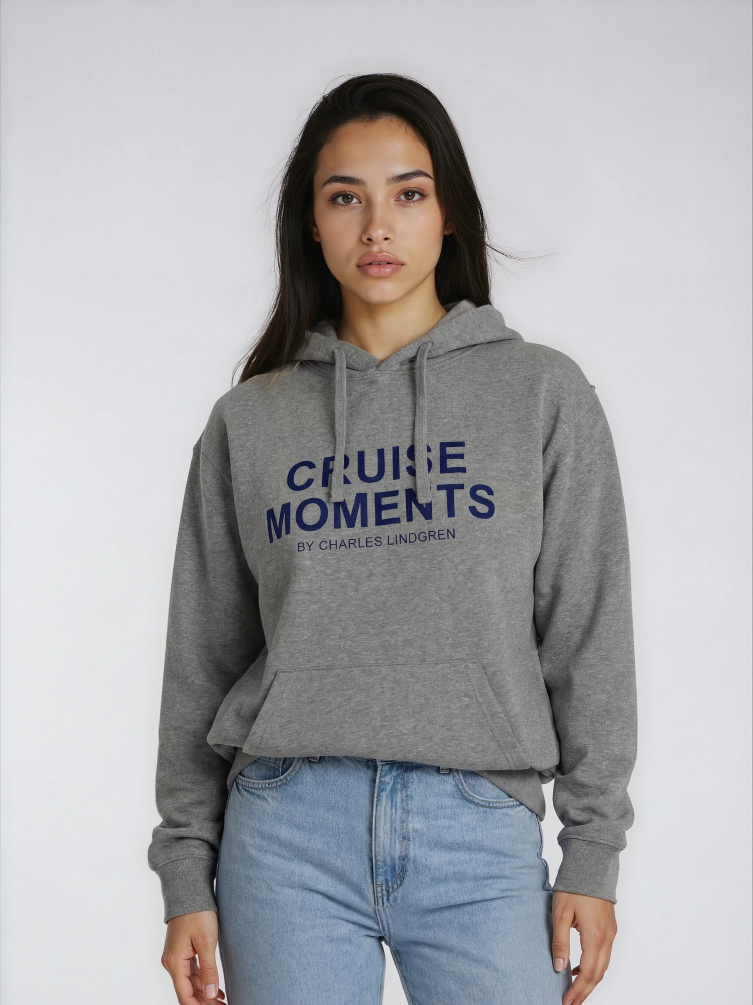 CRUISE_MOMENTS_Hoodie_Damen_Grey_vorne