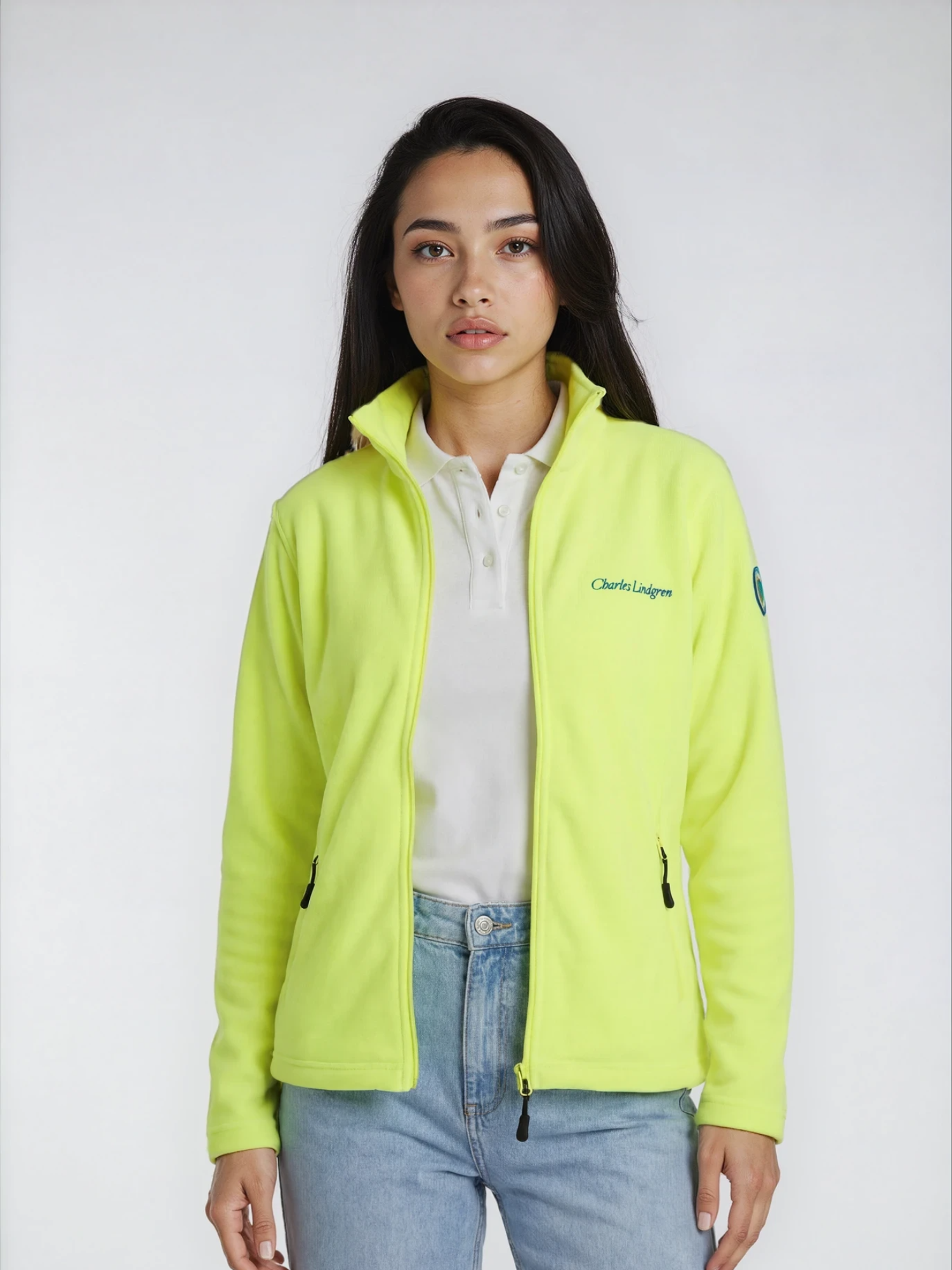 Charles Lindgren® – Damen-Fleecejacke Gelb