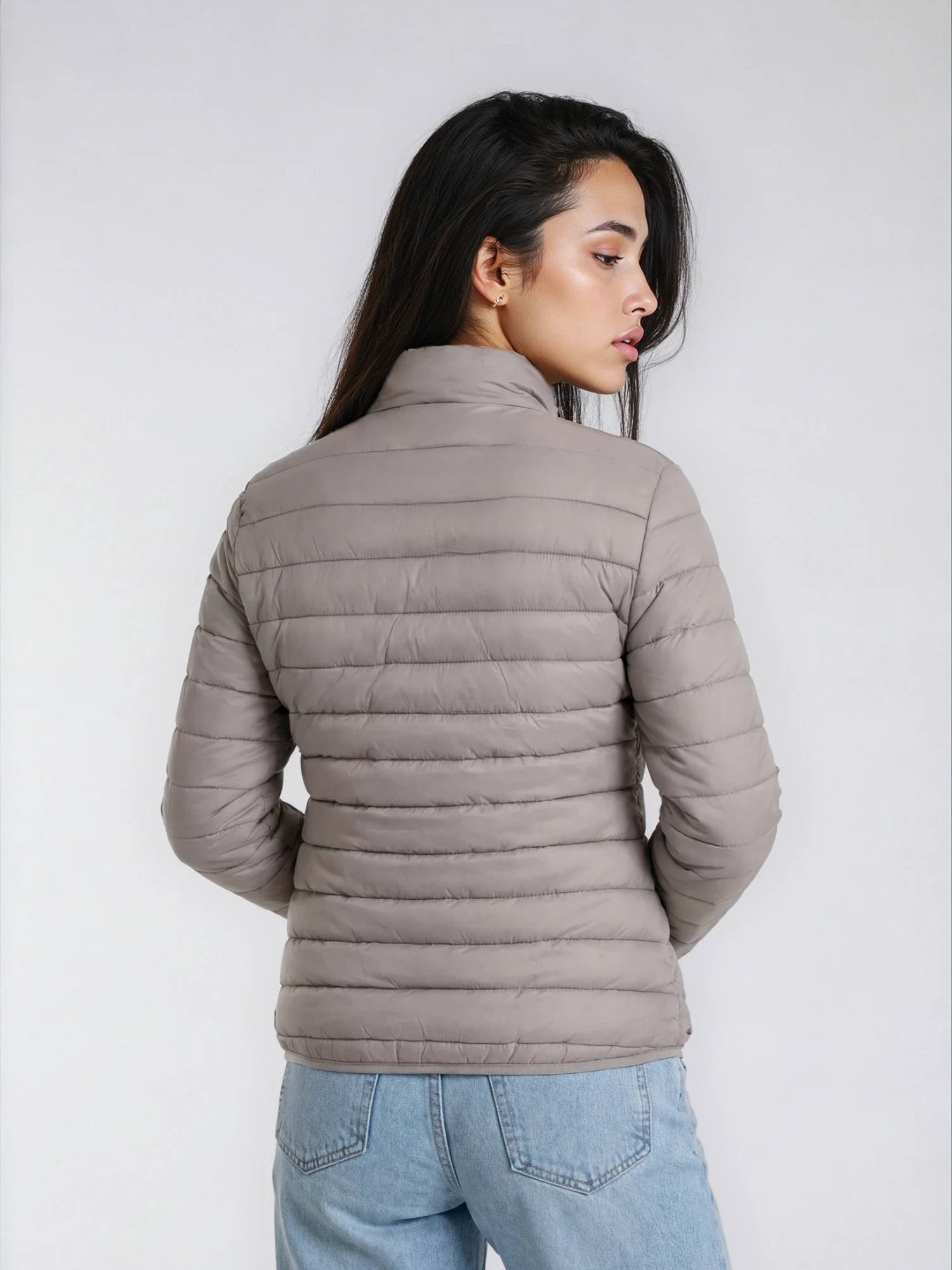 Charles Lindgren® – Damen-Steppjacke Grau