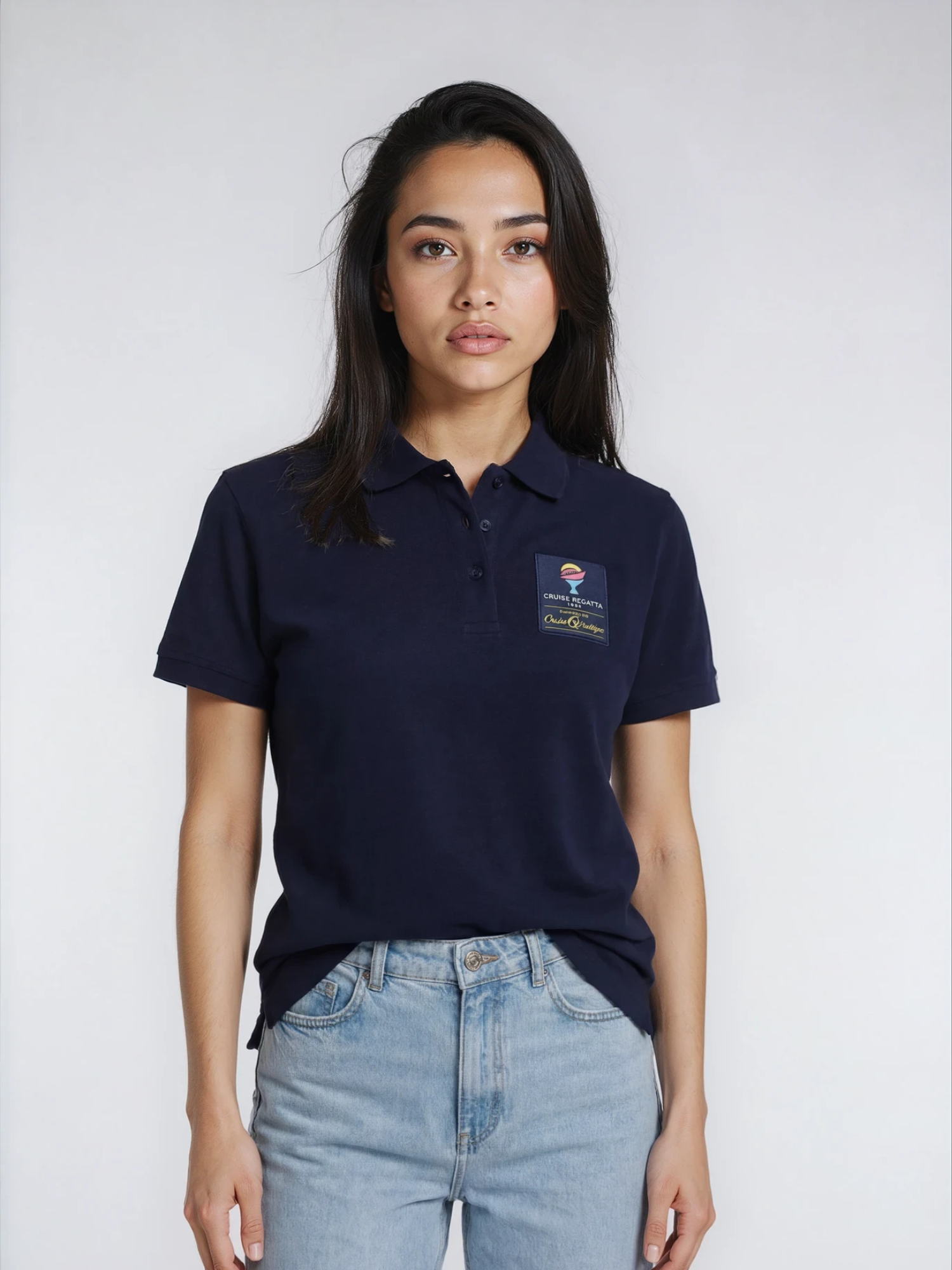 Charles Lindgren® – Damen Poloshirt „Bora“ Navy