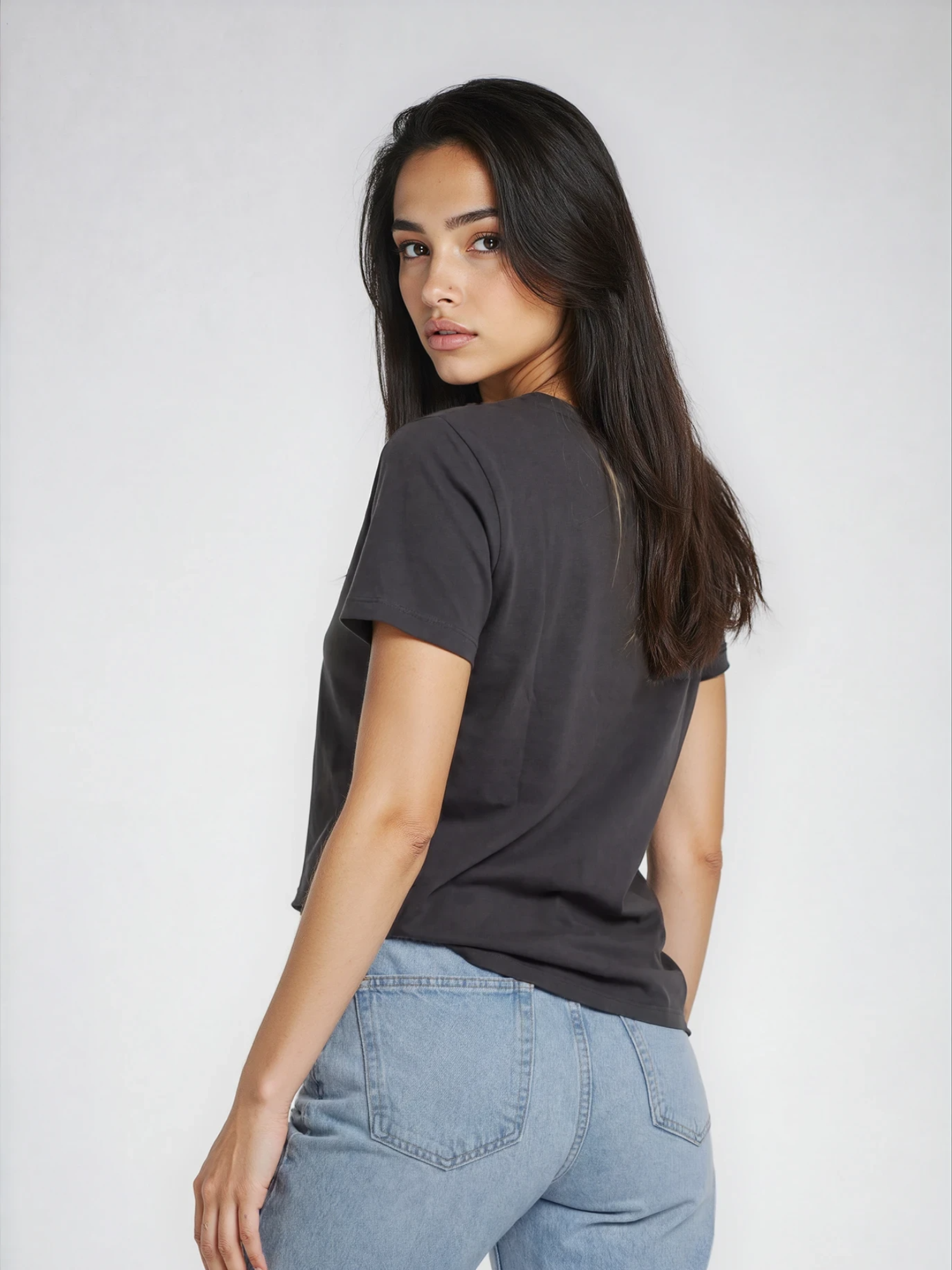 Charles Lindgren® – Damen T-Shirt „Charles and the Pioneer“ Dark Grey