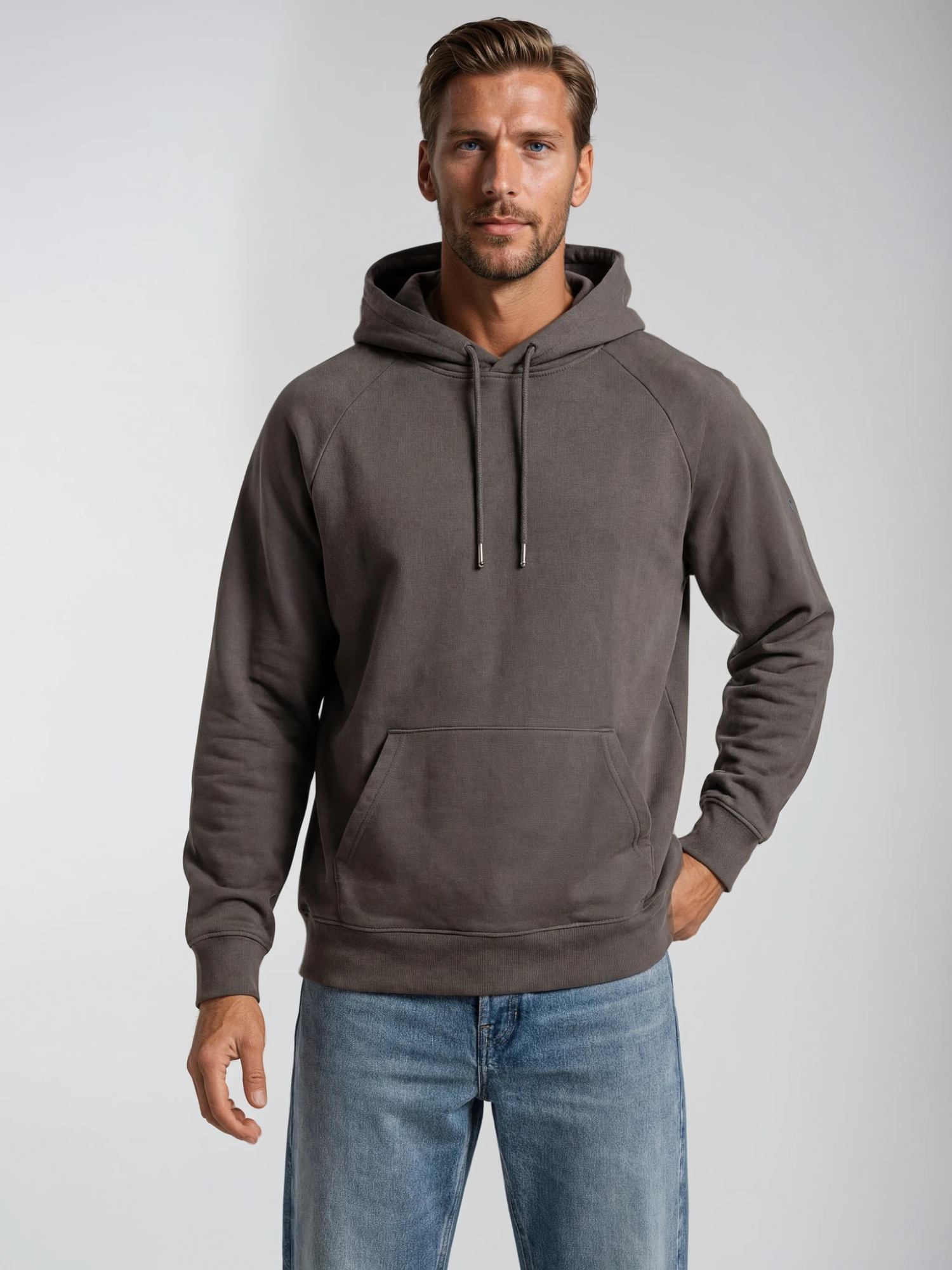 "Olympic" Hoodie, light khaki, Men's