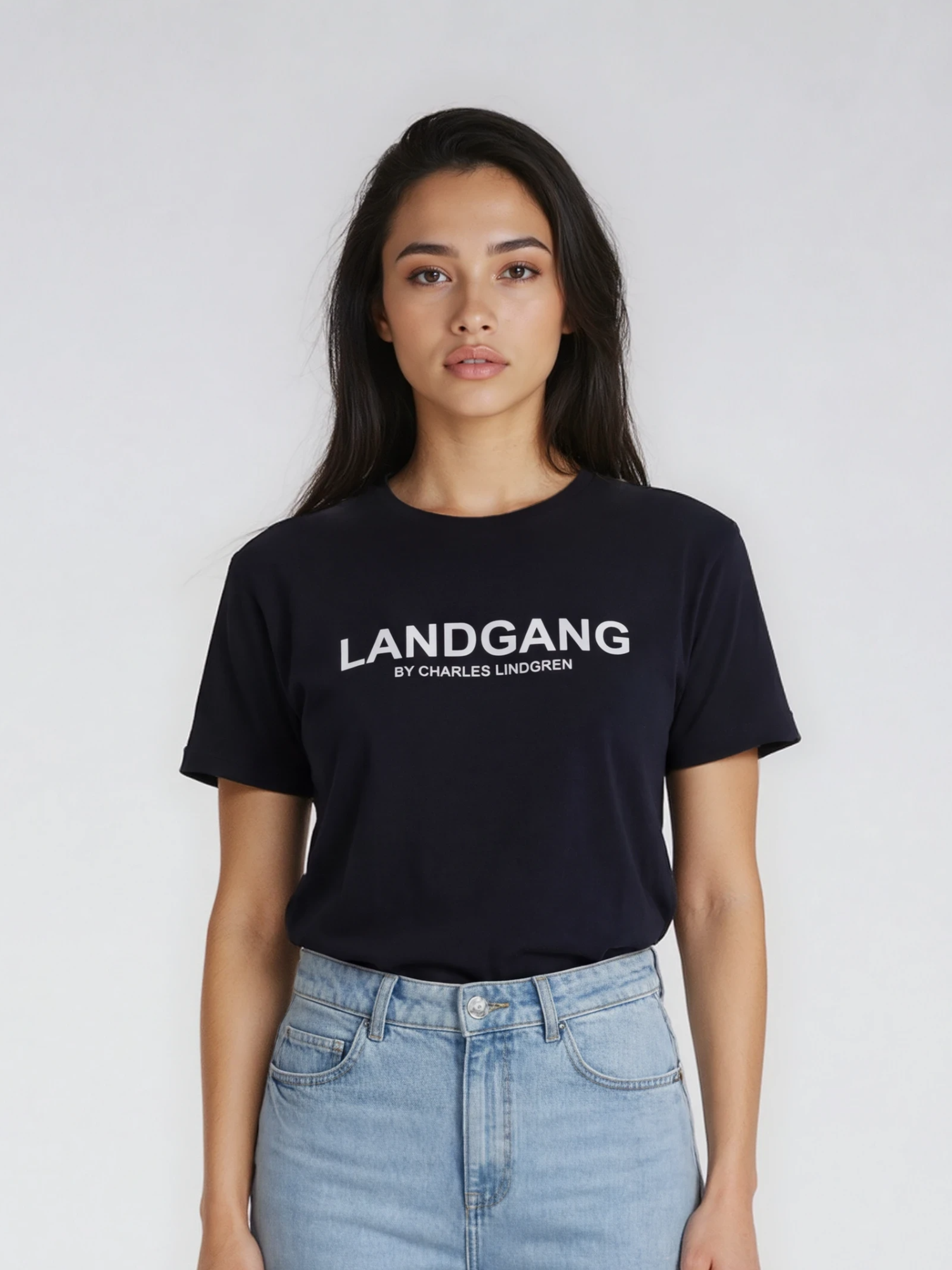 Charles Lindgren® – Damen T-Shirt „Landgang“ in Navy