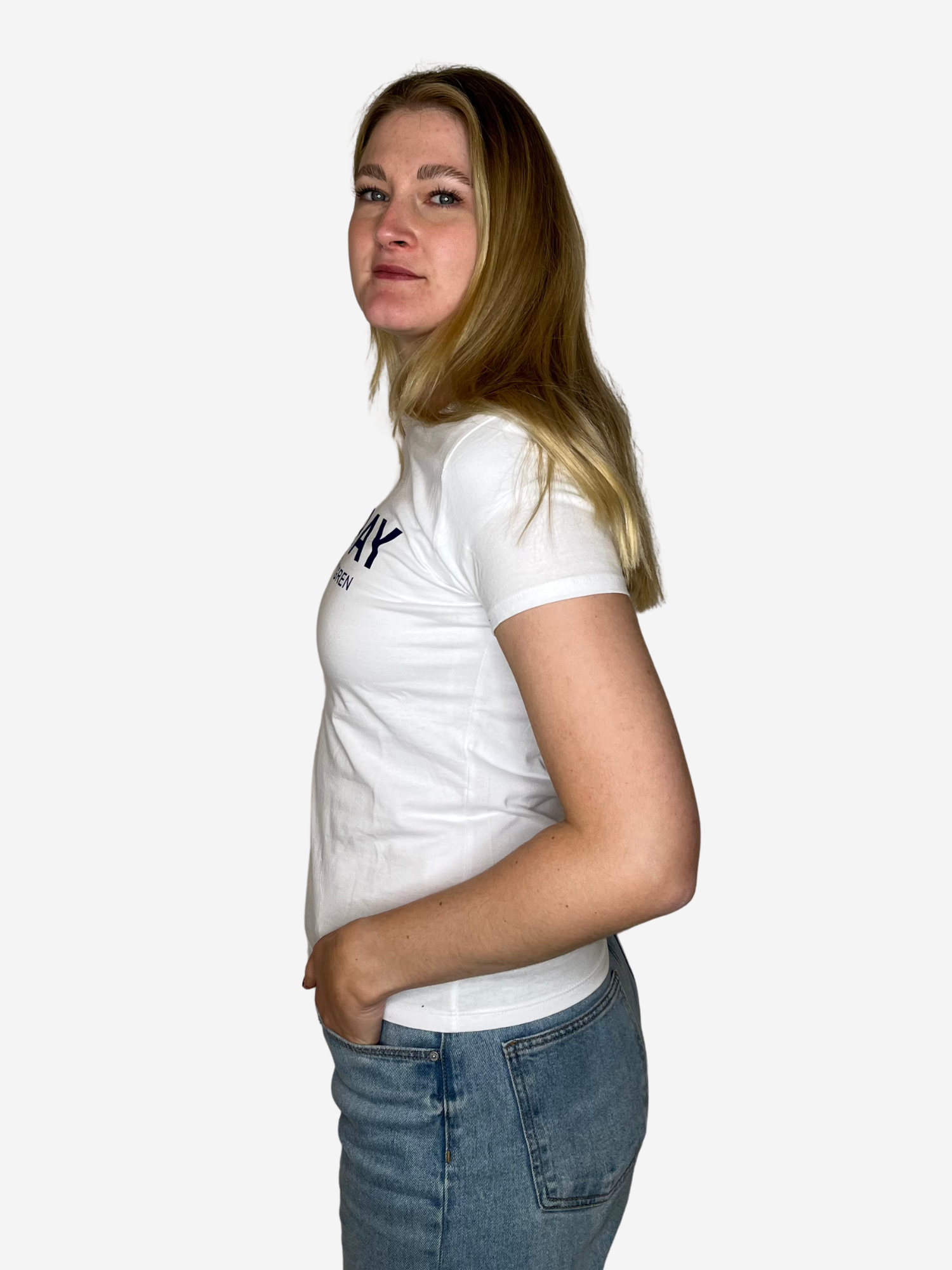 SEA DAY T-Shirt weiss damen seite Charles Lindgren offiziell