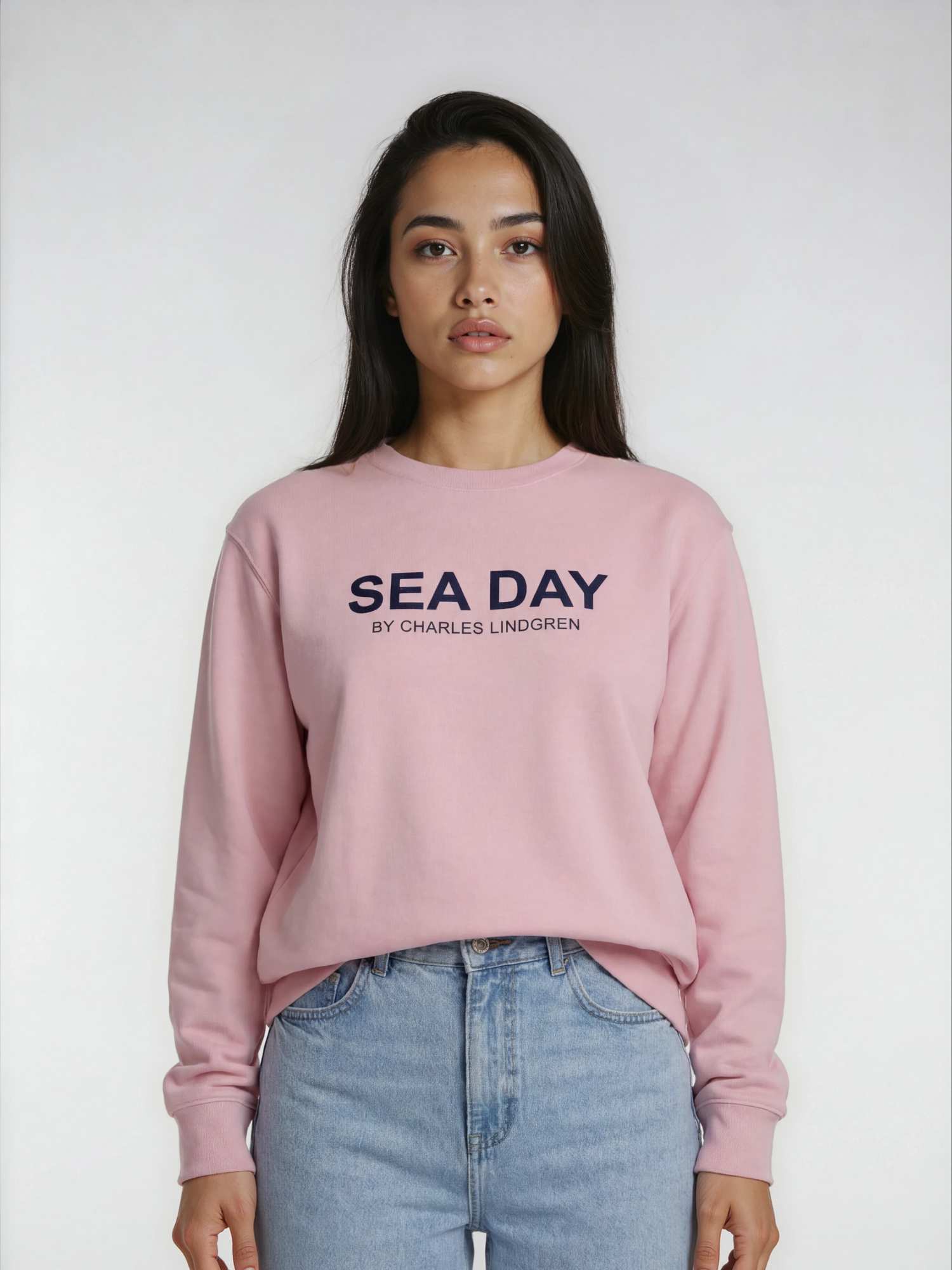 SEA_DAY_Sweatshirt_Rosa_Damen_vorne