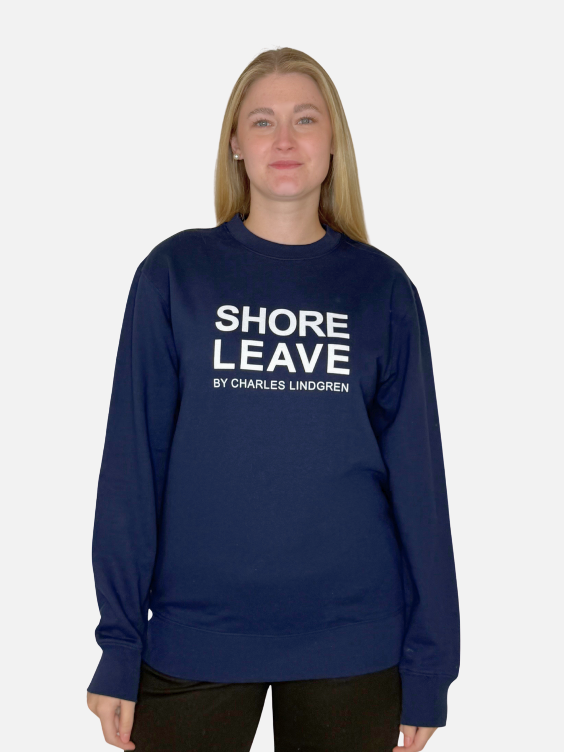 SHORE LEAVE Sweatshirt navy vorne damen