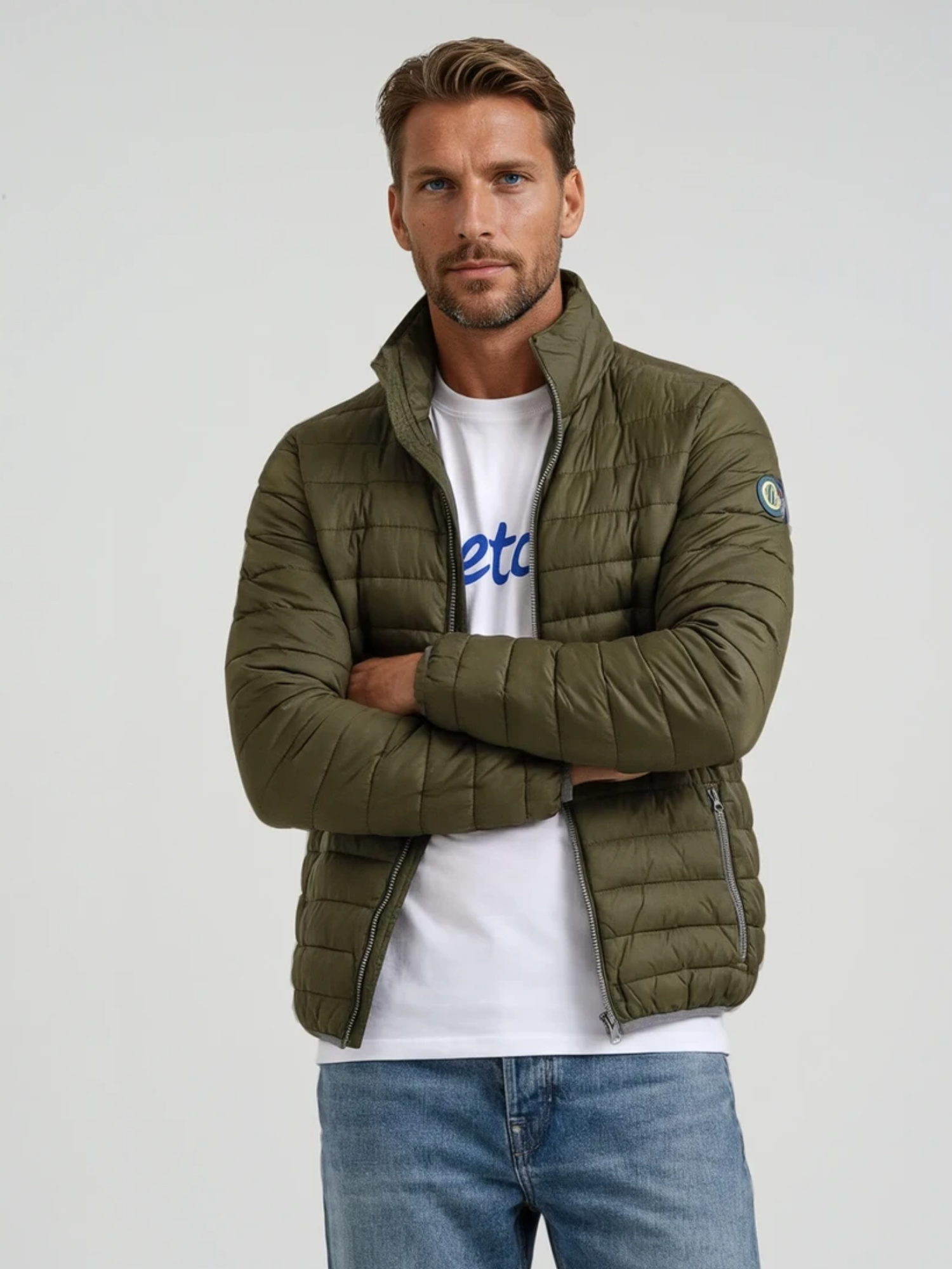 Charles Lindgren® – Steppjacke „Boreas“ in Grün
