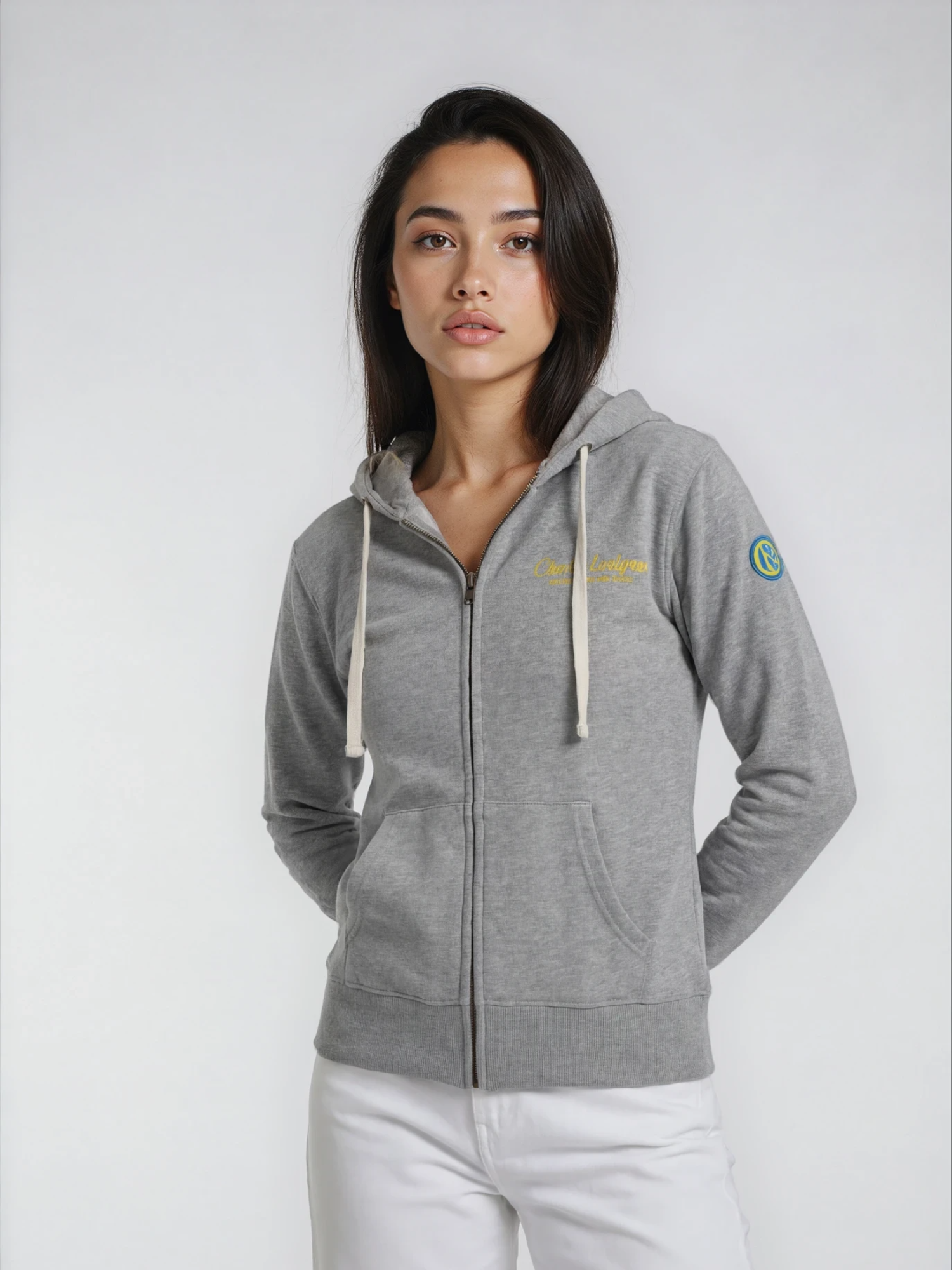 Charles Lindgren® – Sweatjacke „Nautila“ Heather Grey