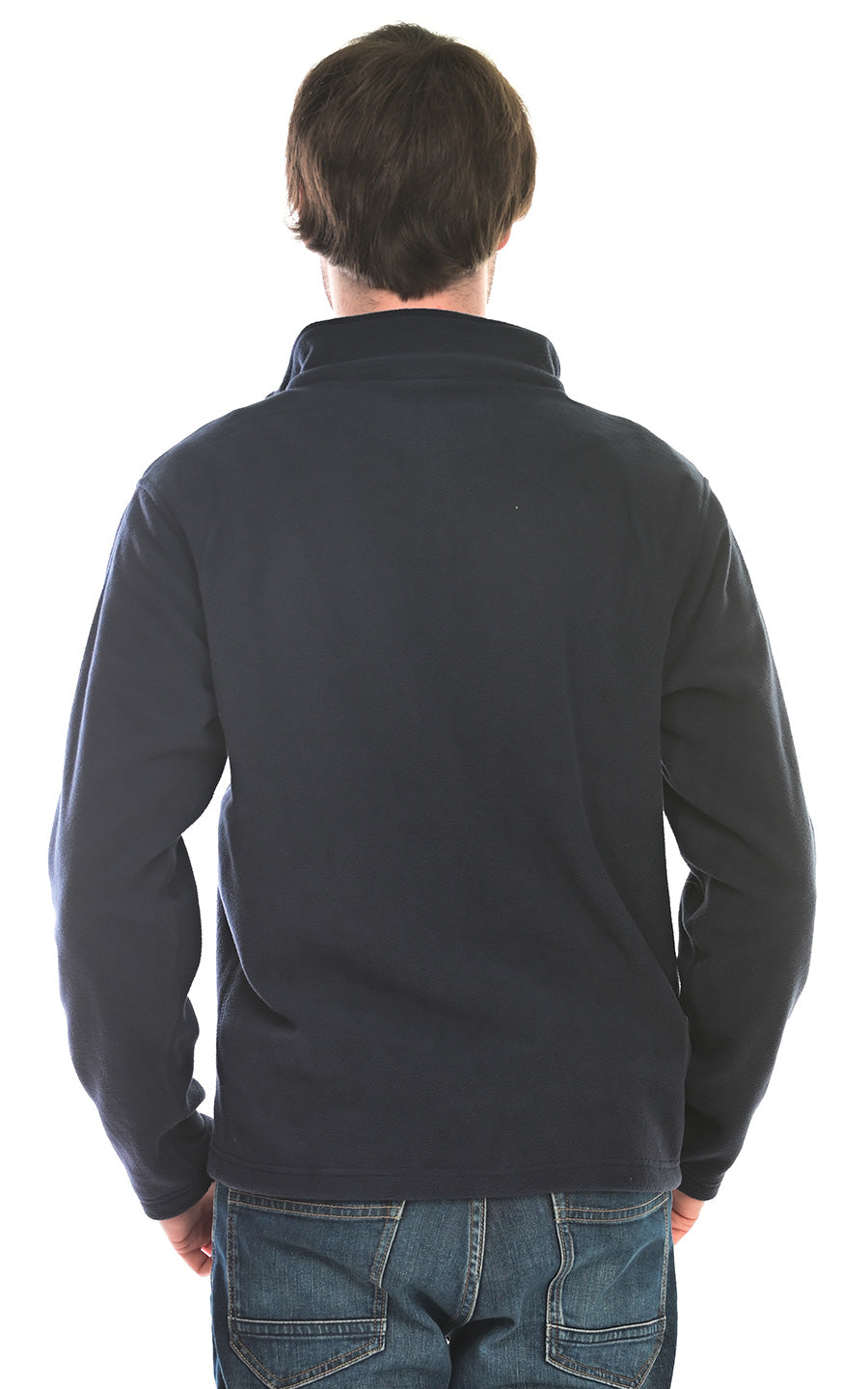 Boreas-Fleecejacke-marineblau-men-hinten