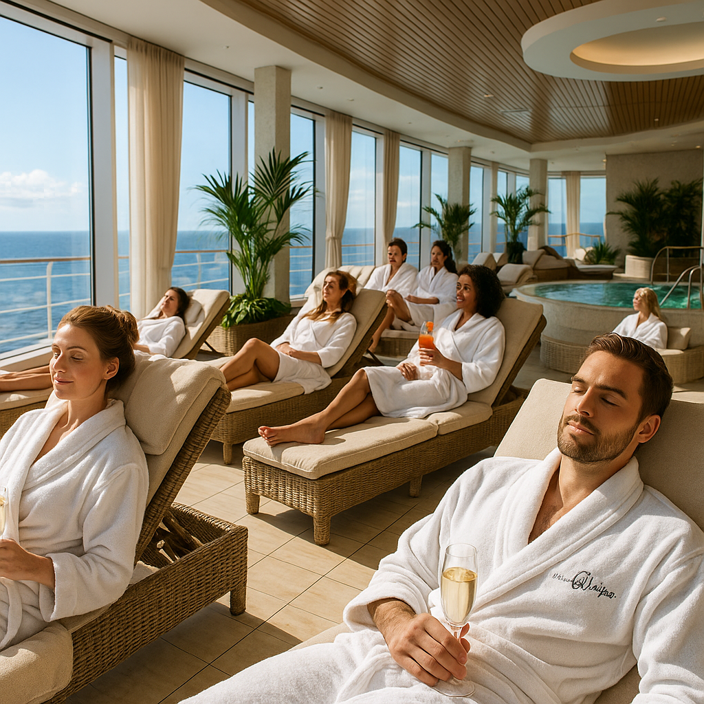 Wellness an Bord: komfortable Looks für Spa und Fitnessbereiche