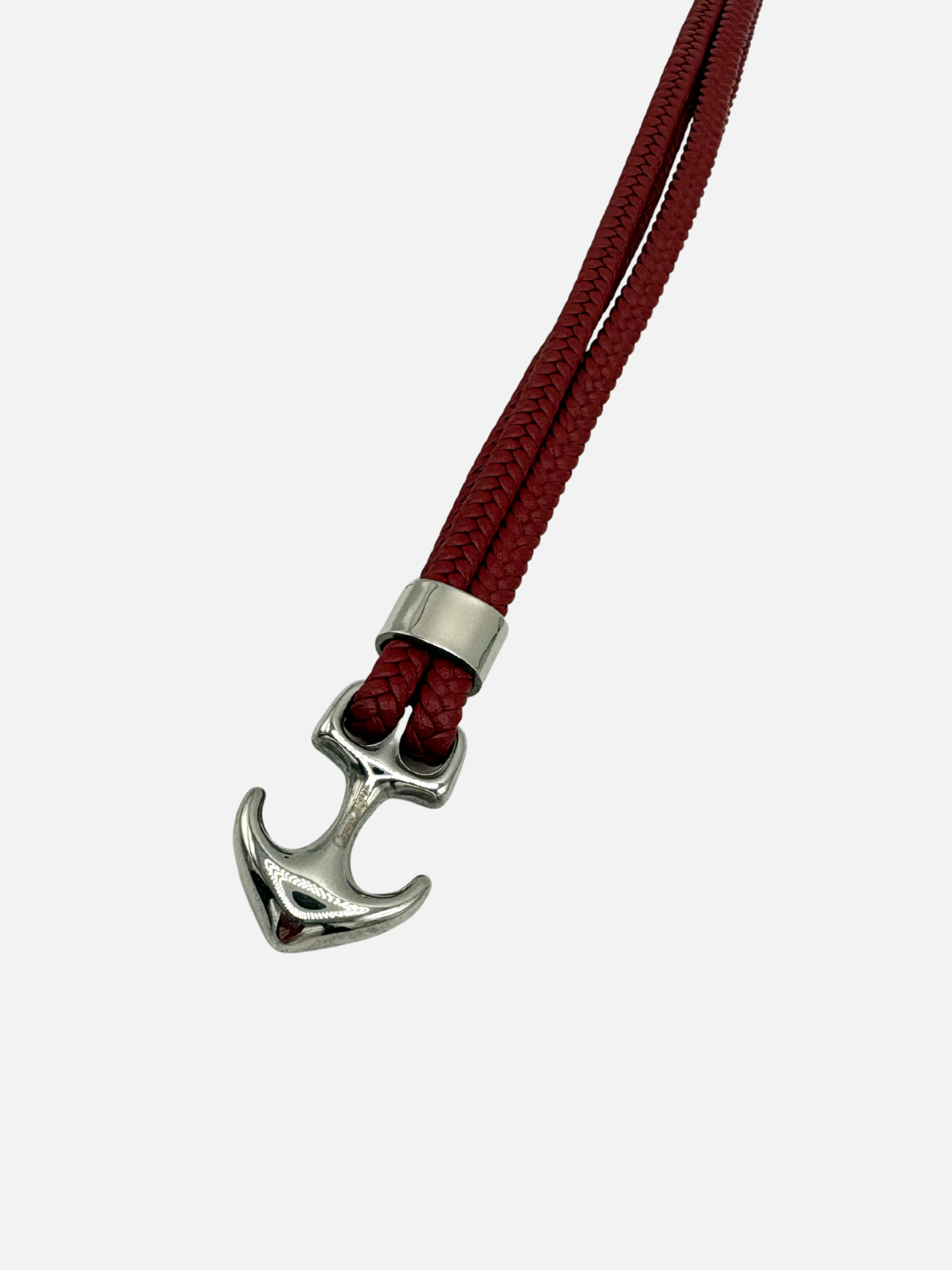 Amband rot silber nah