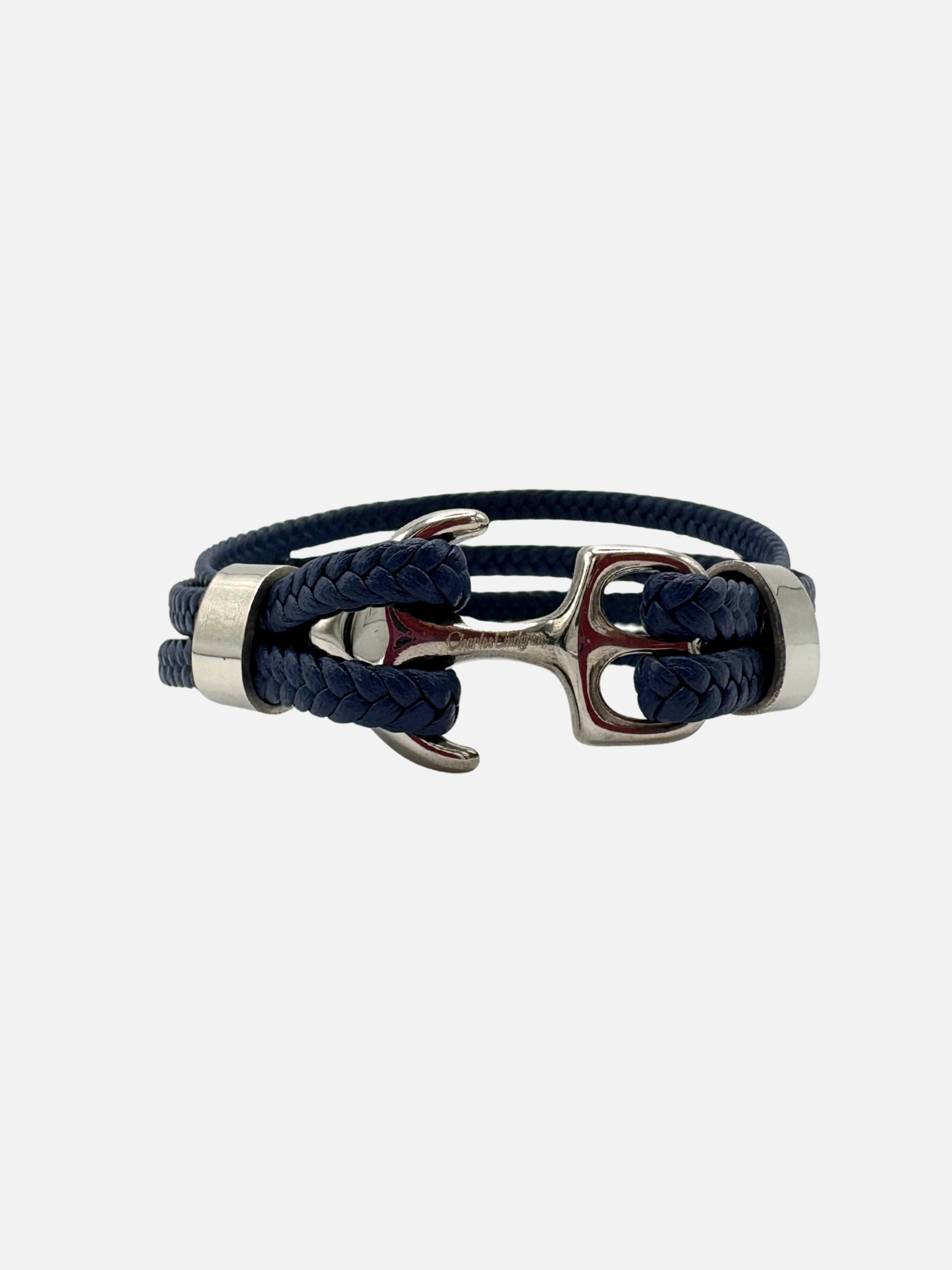 Armband blau silber geschlossen