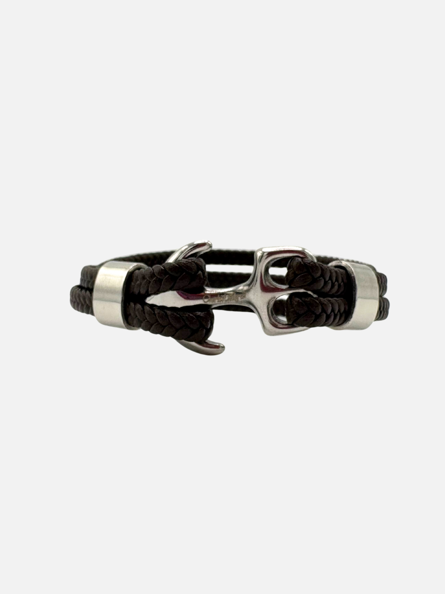 Armband braun silber geschlossen