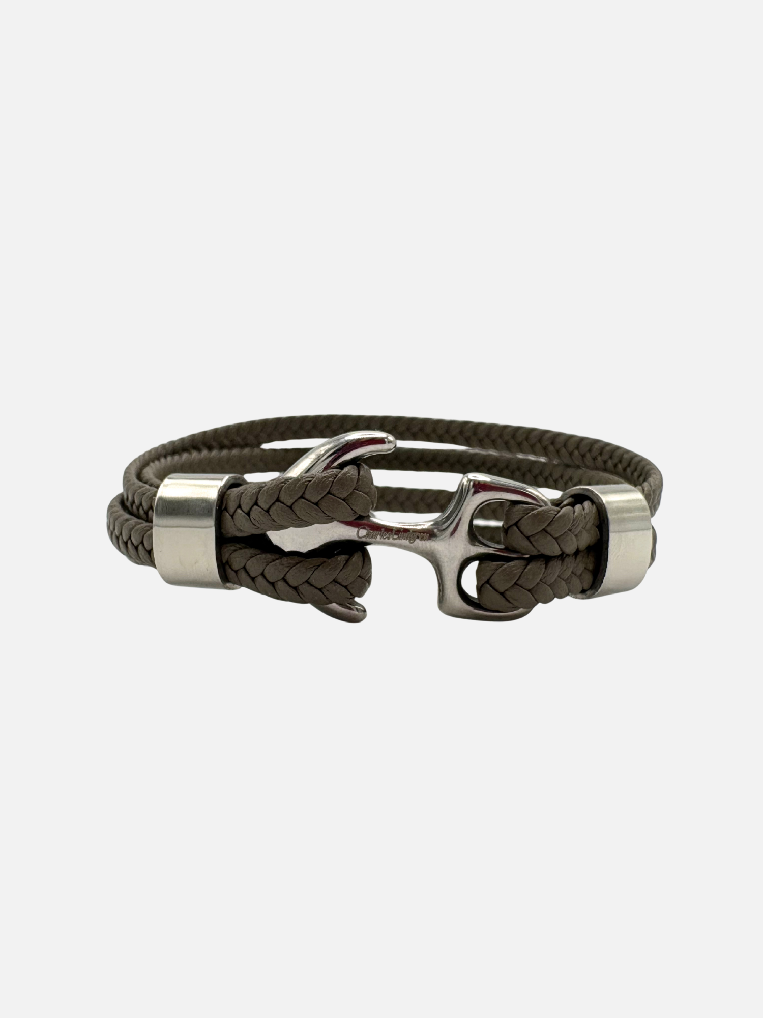 Armband grau silber geschlossen