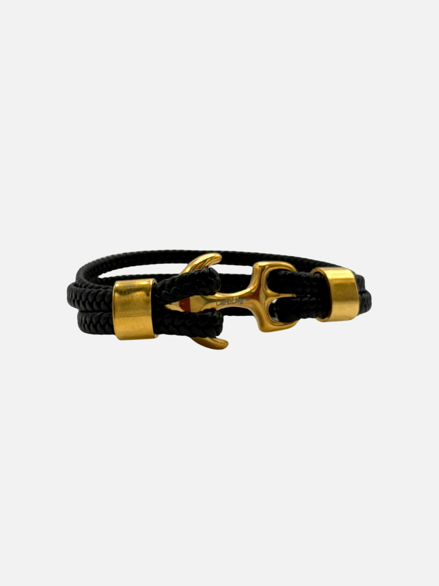 Armband schwarz gold geschlossen