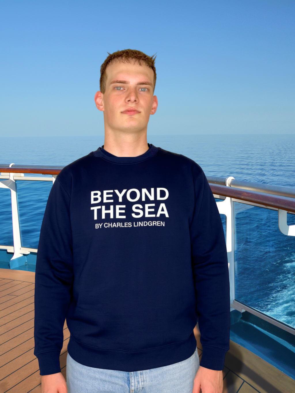 BEYOND THE SEA Sweatshirt Herren Unisex Kreuzfahrt Charles Lindgren offiziell