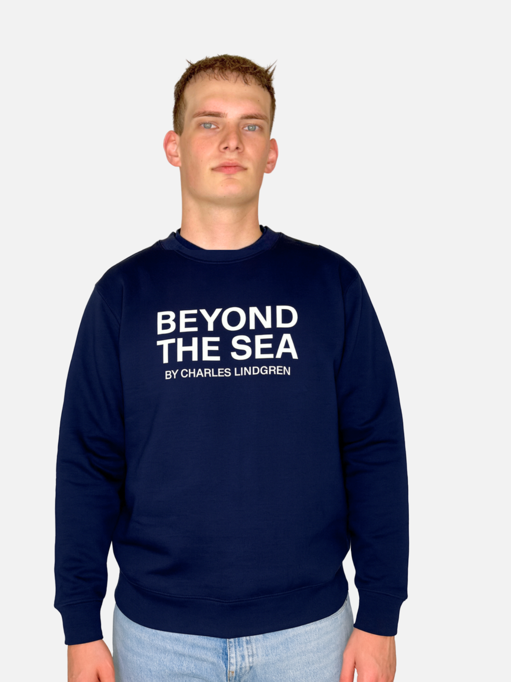 BEYOND THE SEA Sweatshirt Herren Unisex vorne Charles Lindgren offiziell