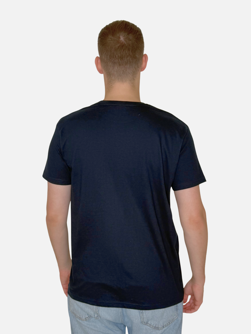 BEYOND THE SEA T-Shirt Navy hinten Herren Charles Lindgren offiziell