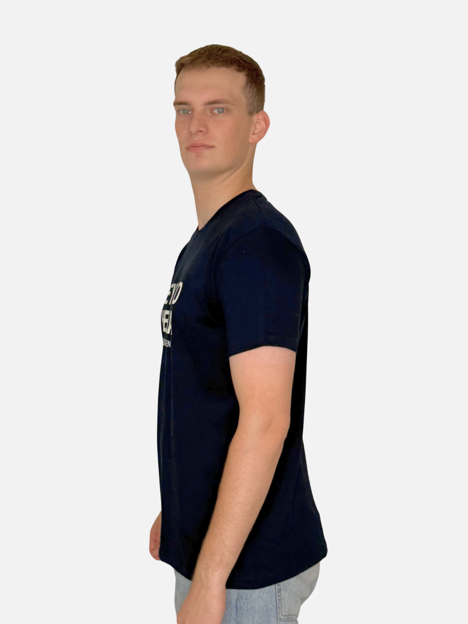 BEYOND THE SEA T-Shirt Navy seitlich Herren Charles Lindgren offiziell