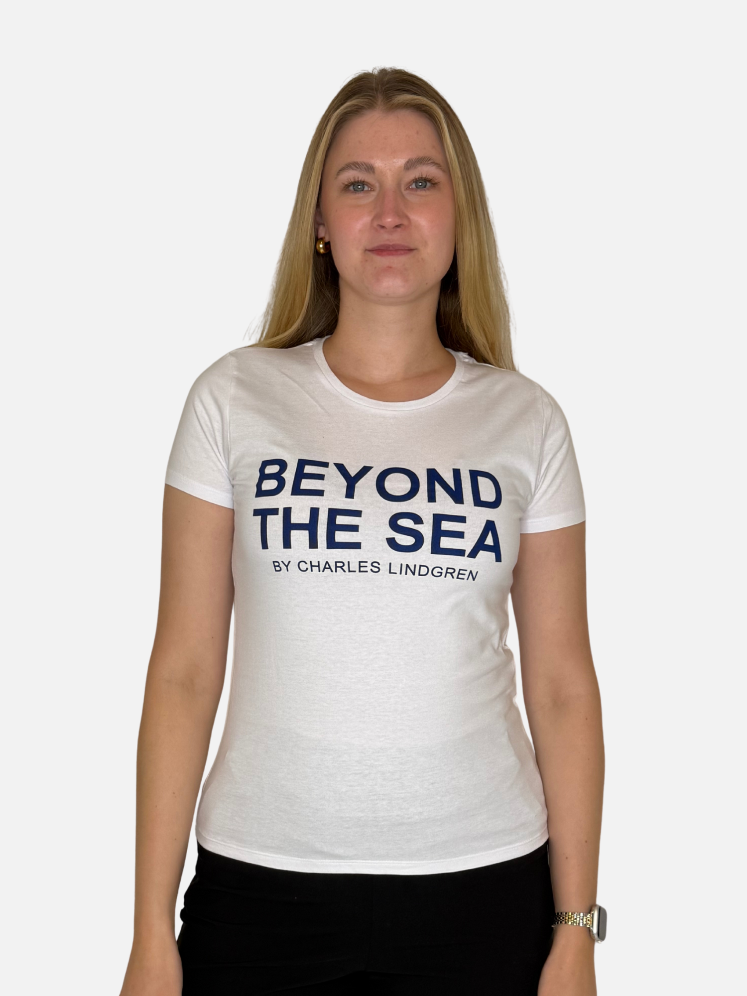 BEYOND THE SEA T-Shirt Weiss vorne Charles Lindgren offiziell