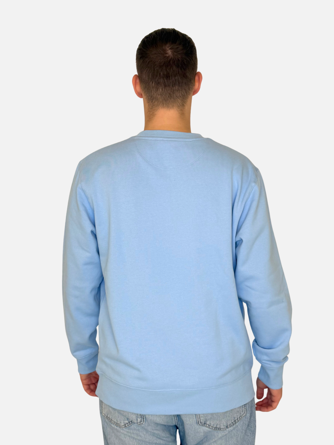 Charles Lindgren® – Herren & Unisex Sweatshirt „Beyond the Sea“ in Babyblau