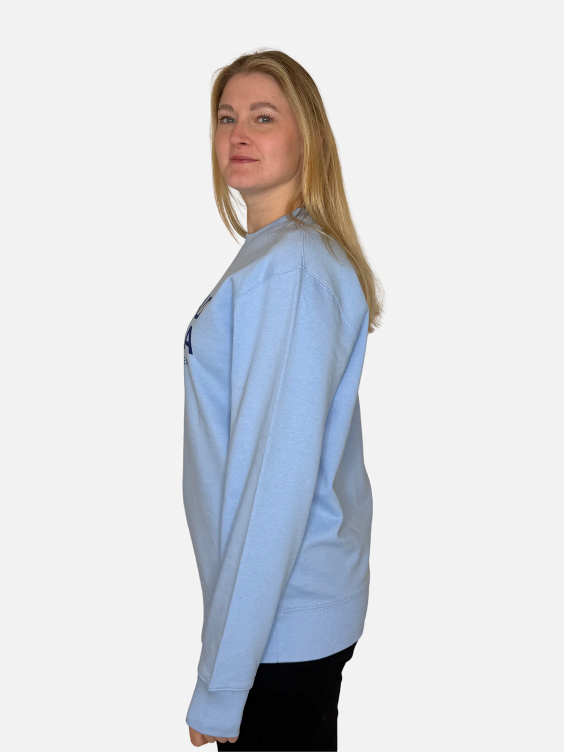BEYOND THE SEA Sweatshirt blau Seite
