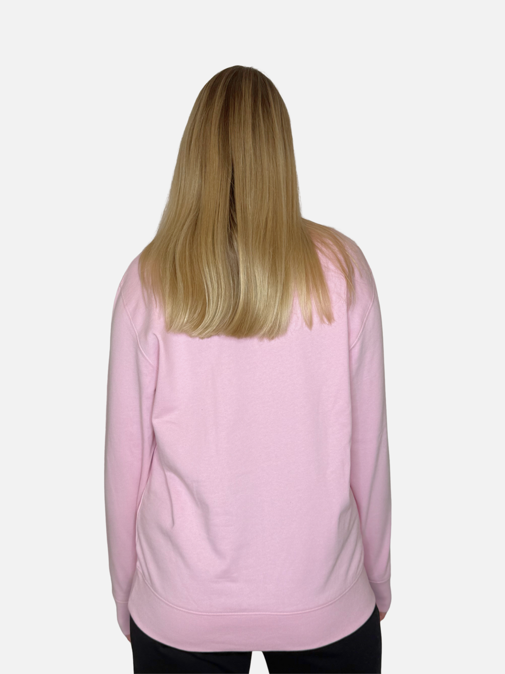 BEYOND THE SEA Sweatshirt rosa hinten damen