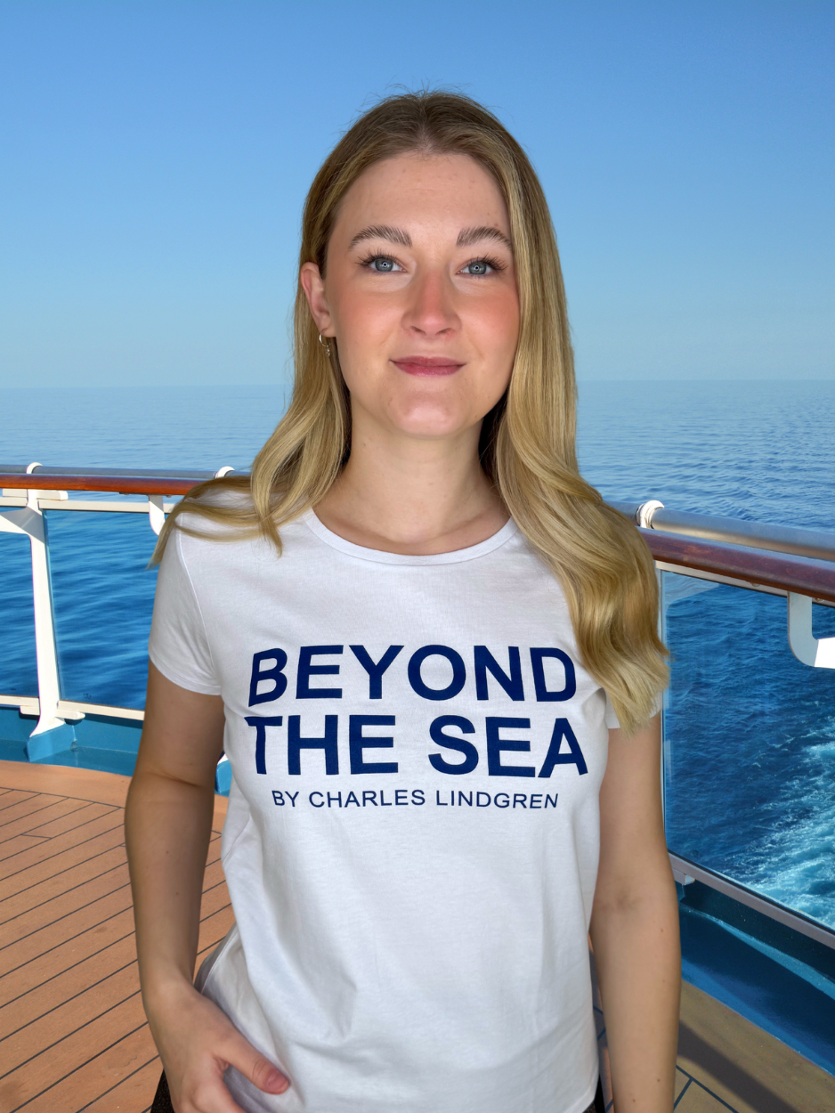BEYOND THE SEA T-Shirt Weiß Damen Charles Lindgren offiziell