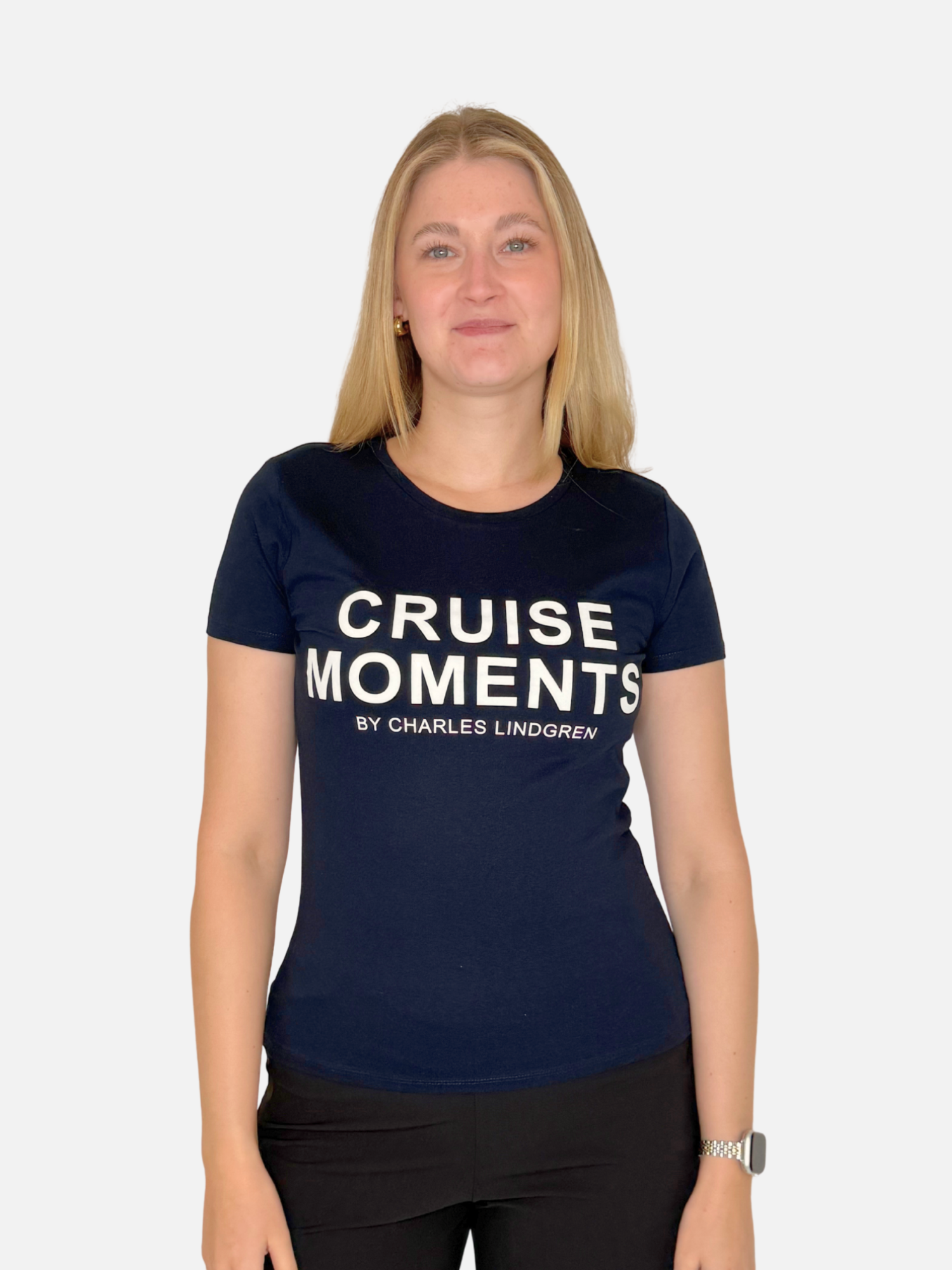 CRUISE MOMENTS T-Shirt Navy vorne charles lindgren offiziell