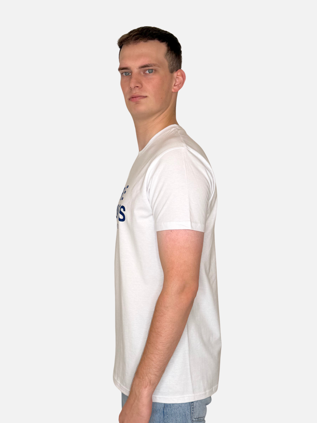 CRUISE MOMENTS T-Shirt Weiss seitlich Herren Charles Lindgren offiziell