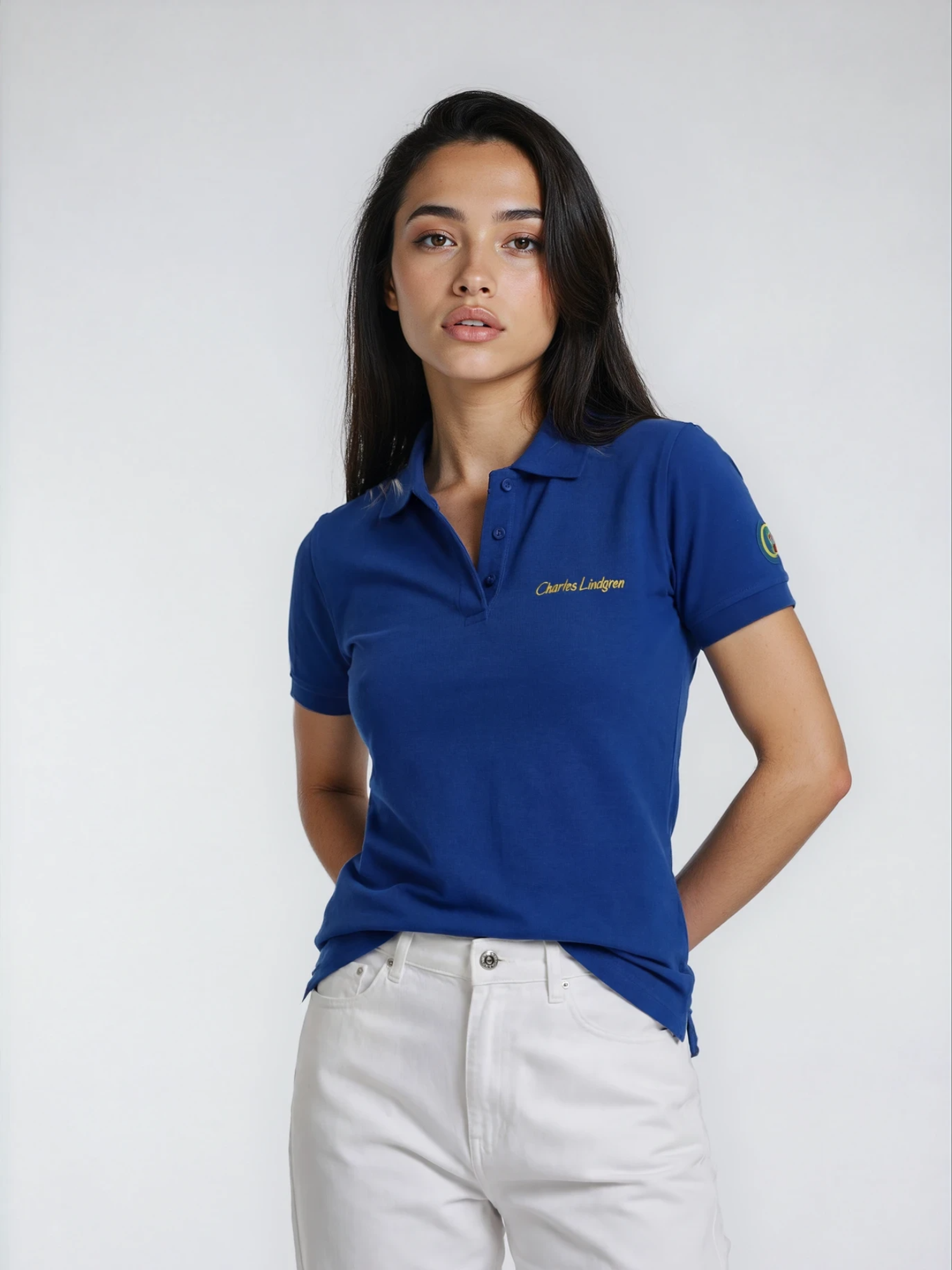 Charles Lindgren® – Damen Poloshirt Königsblau