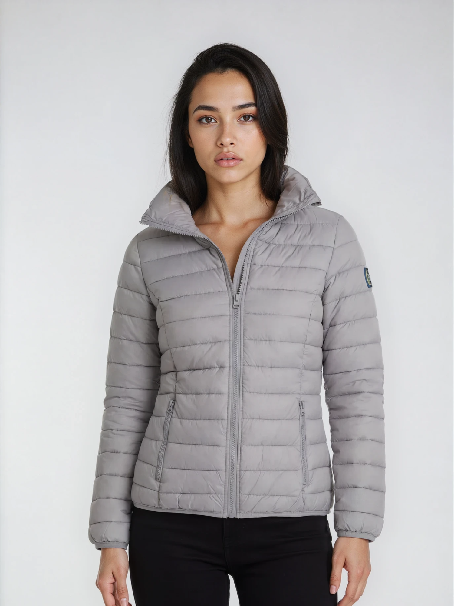 Charles Lindgren® – Damen Steppjacke „Eos“ Hellgrau