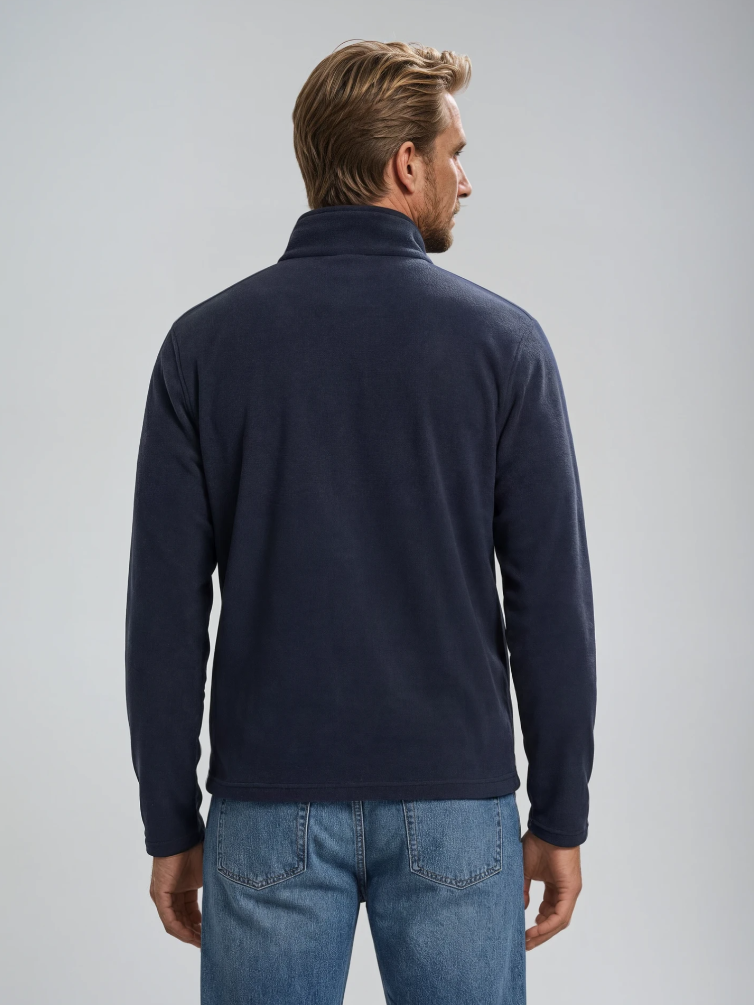 "Boreas" Fleece Jacket, Navy, Men's and Women's