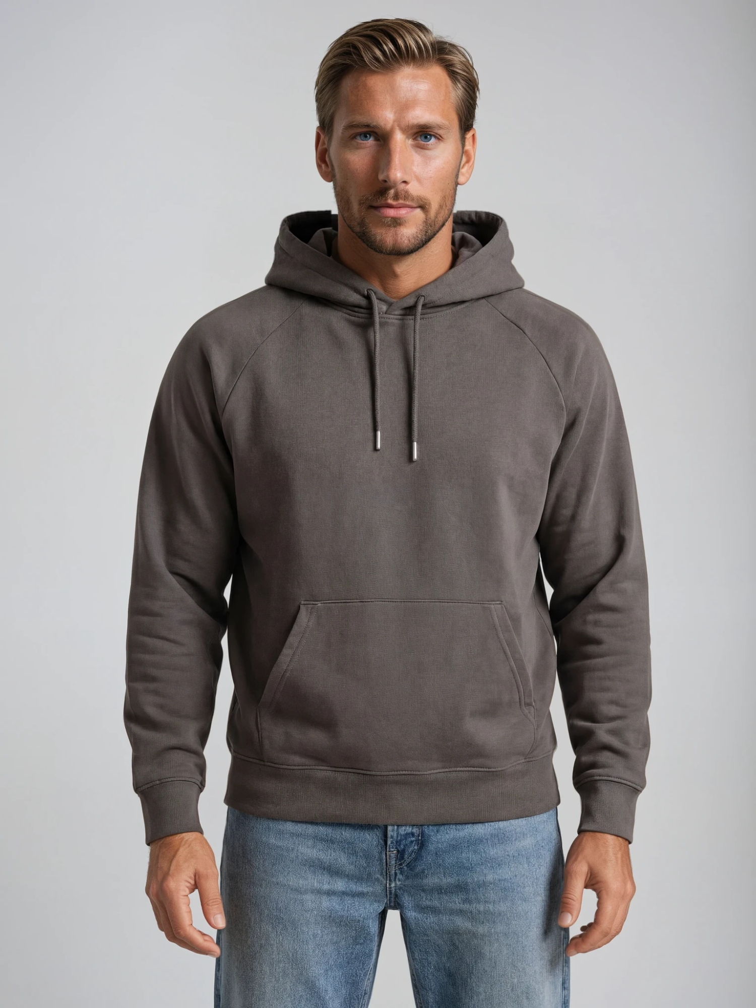 "Olympic" Hoodie, light khaki, Men's