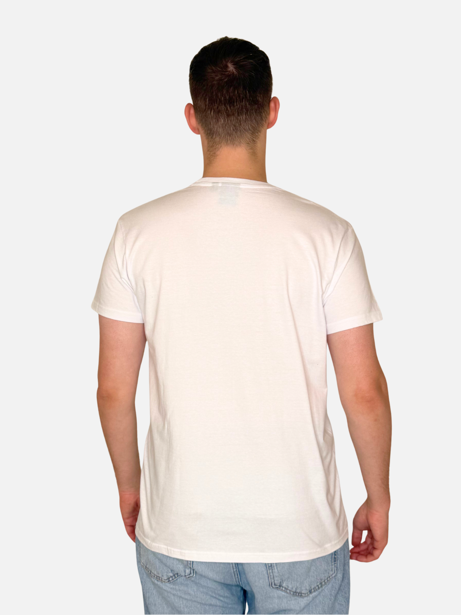 LANDGANG T-Shirt Weiss hinten Herren Charles Lindgren offiziell