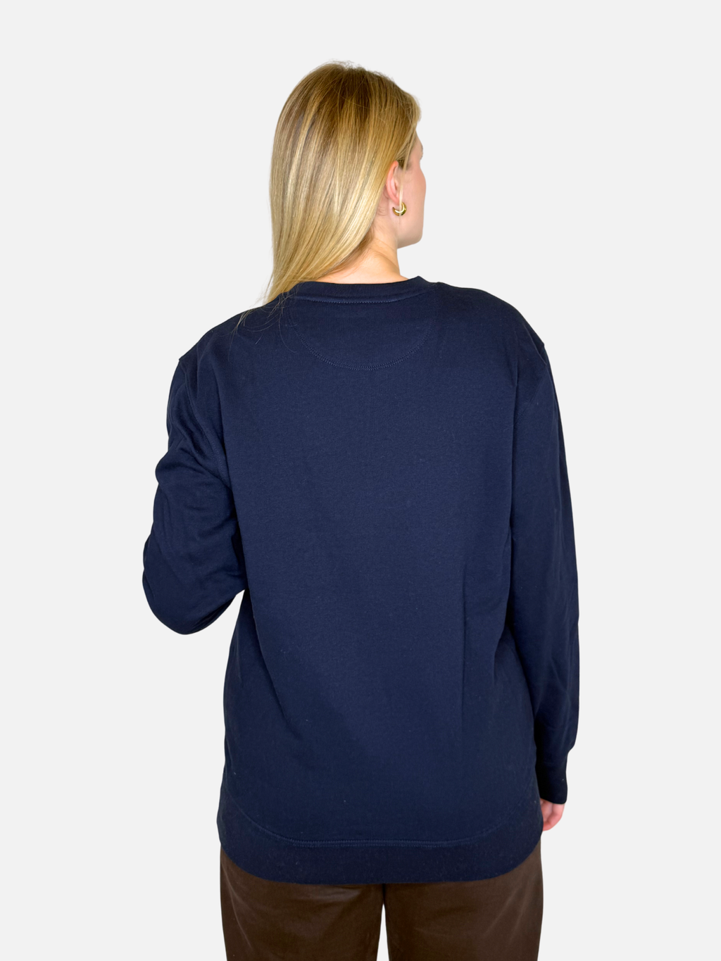 SEA DAY Sweatshirt Navy Unisex Damen hinten Charles Lindgren Offiziell