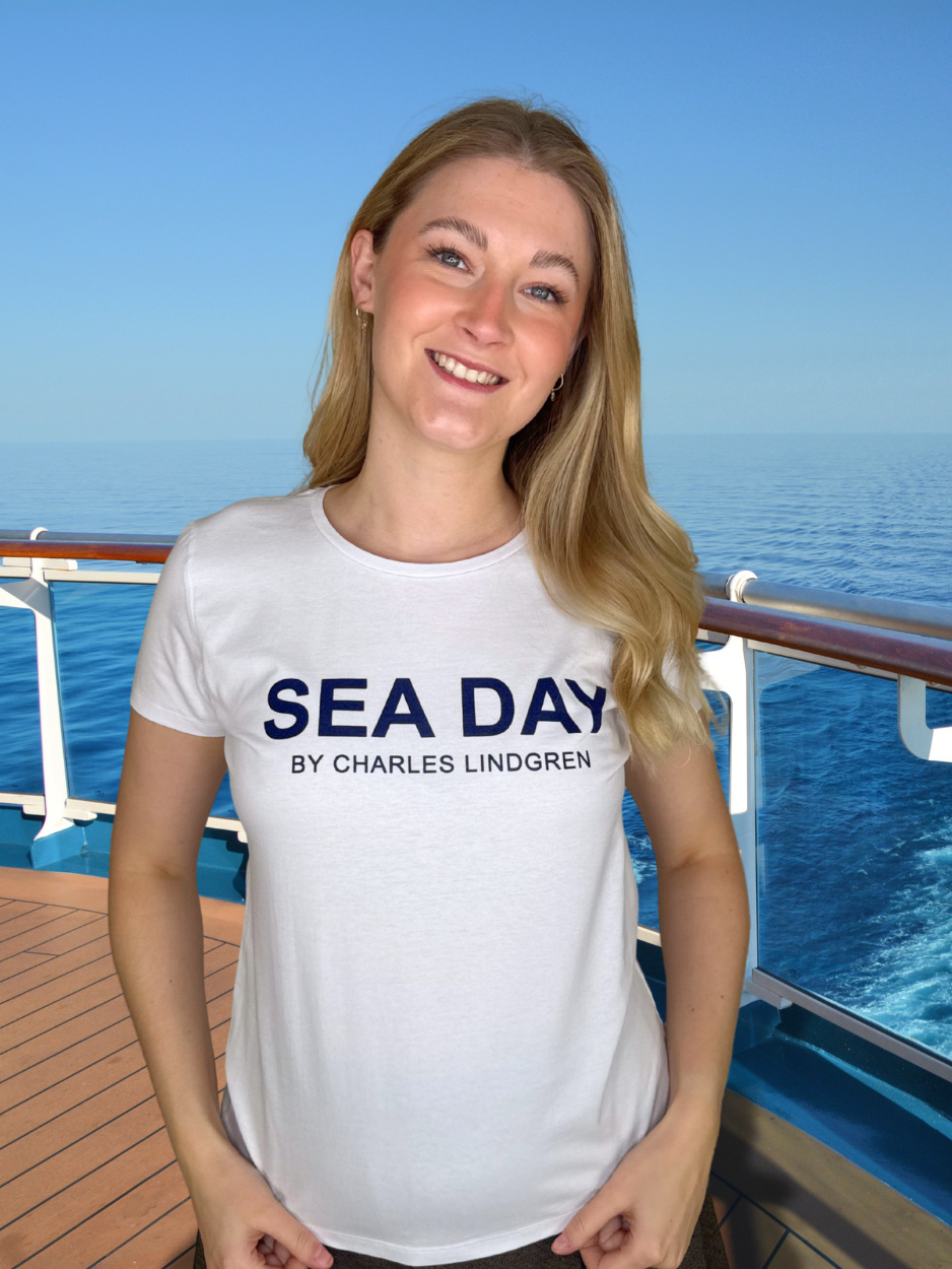 SEA DAY T-Shirt Weiß Damen Charles Lindgren offiziell