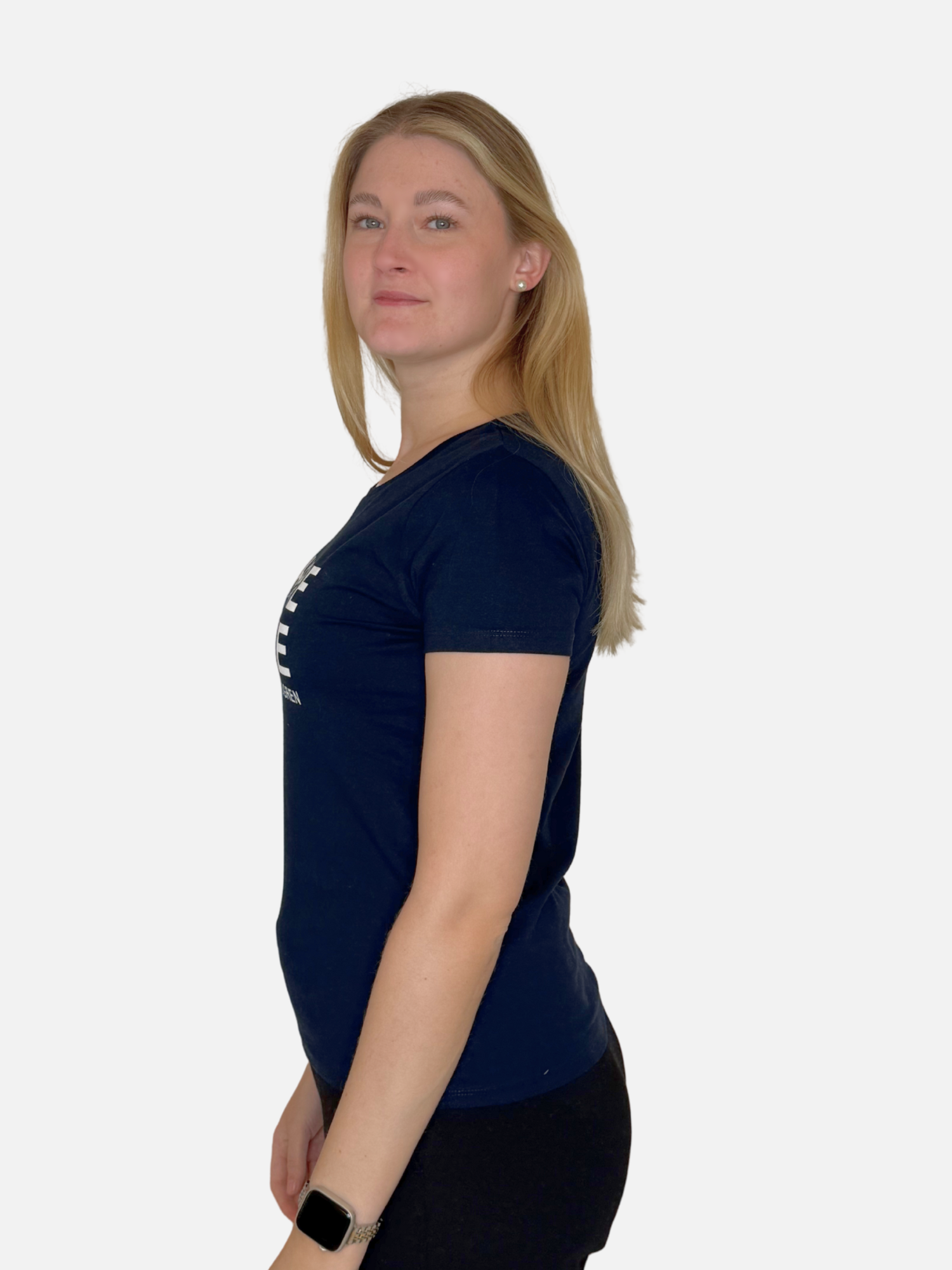 SHORE LEAVE NAVY Damen T-Shirt seite Charles Lindgren offiziell