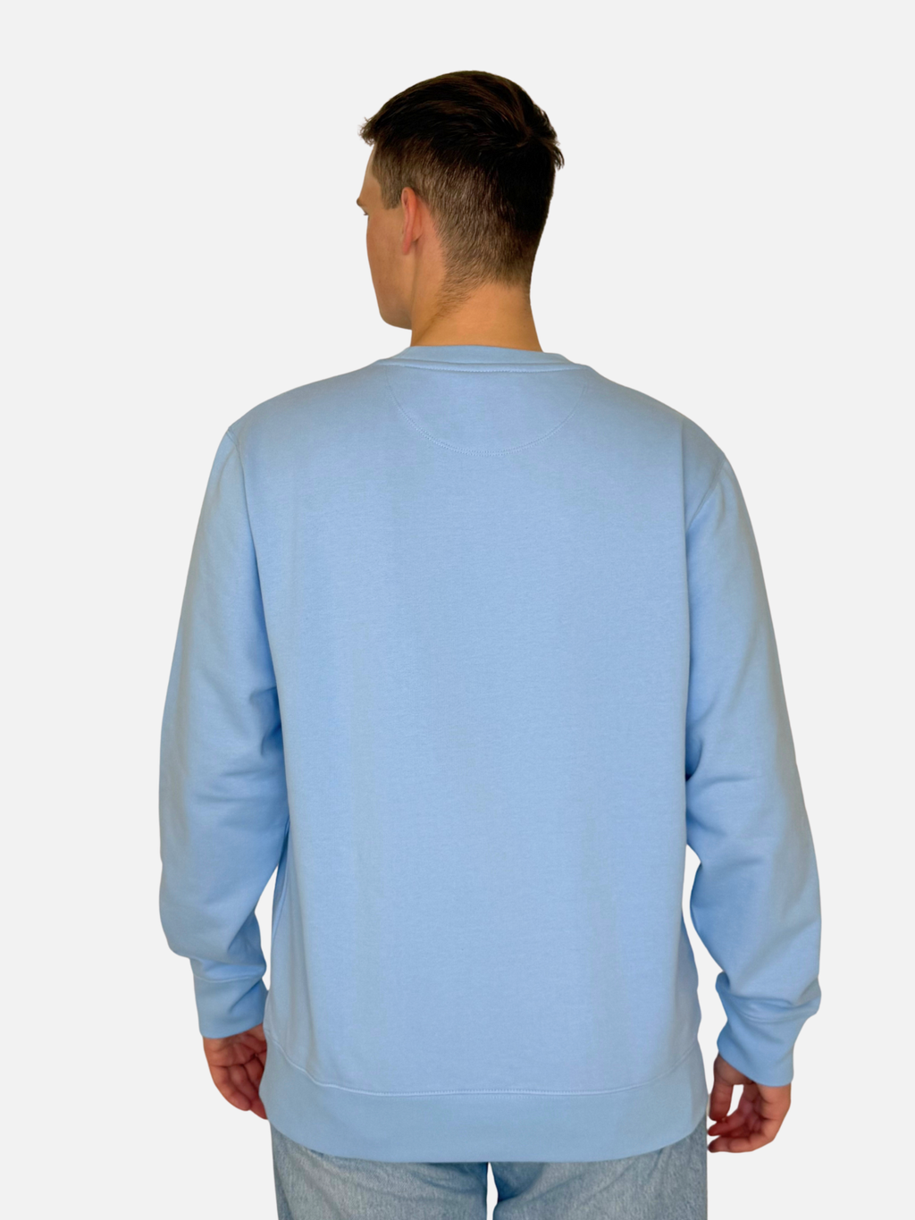 SHORE LEAVE Sweatshirt Blau Herren unisex hinten charles lindgren offiziell