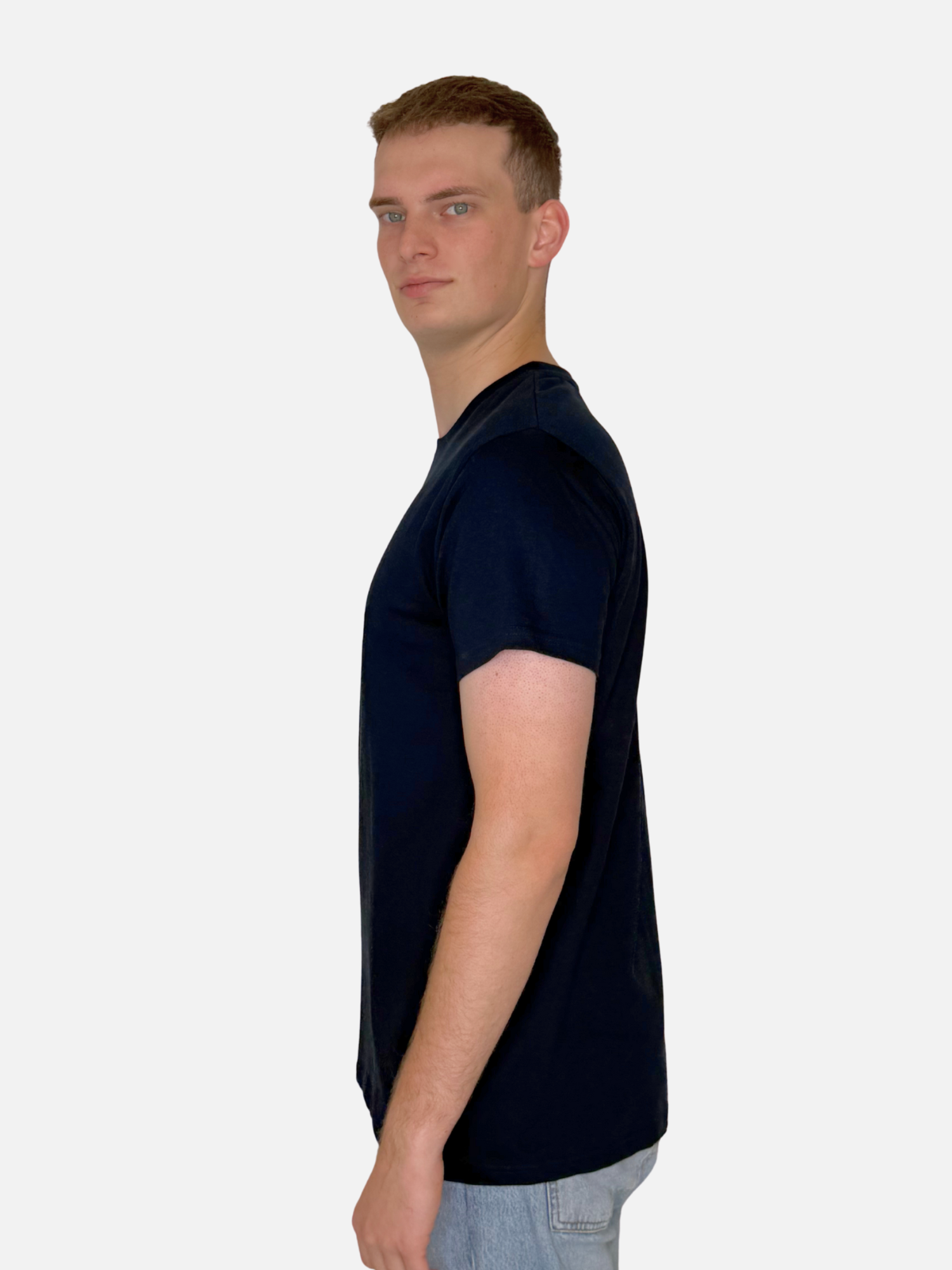SHORE LEAVE T-Shirt Navy seitlich Charles Lindgren offiziell