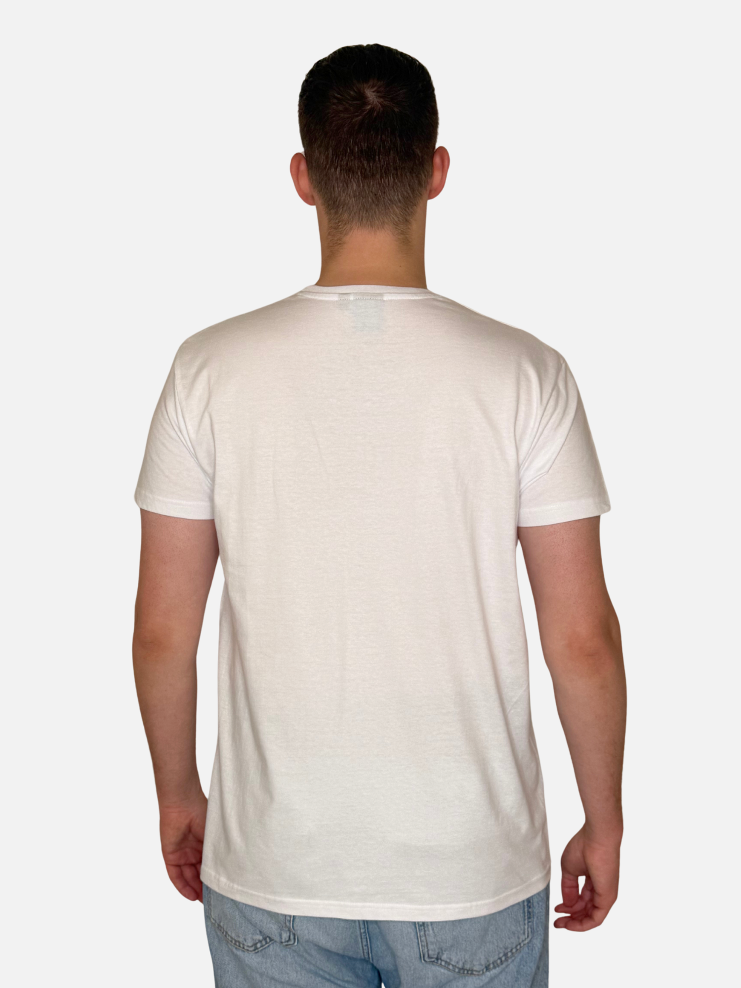 SHORE LEAVE T-Shirt Weiss hinten Herren Charles Lindgren offiziell