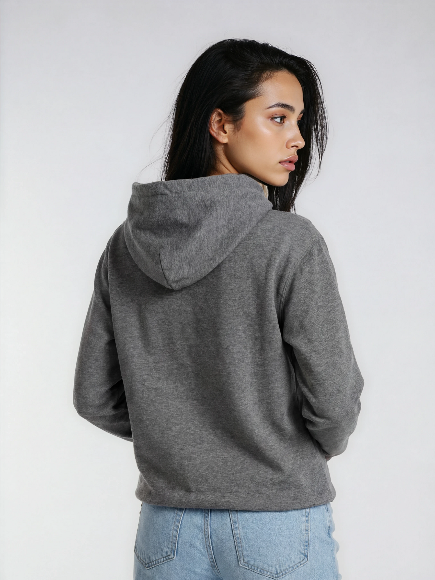 SHORE_LEAVE_Hoodie_Damen_Grau_hinten