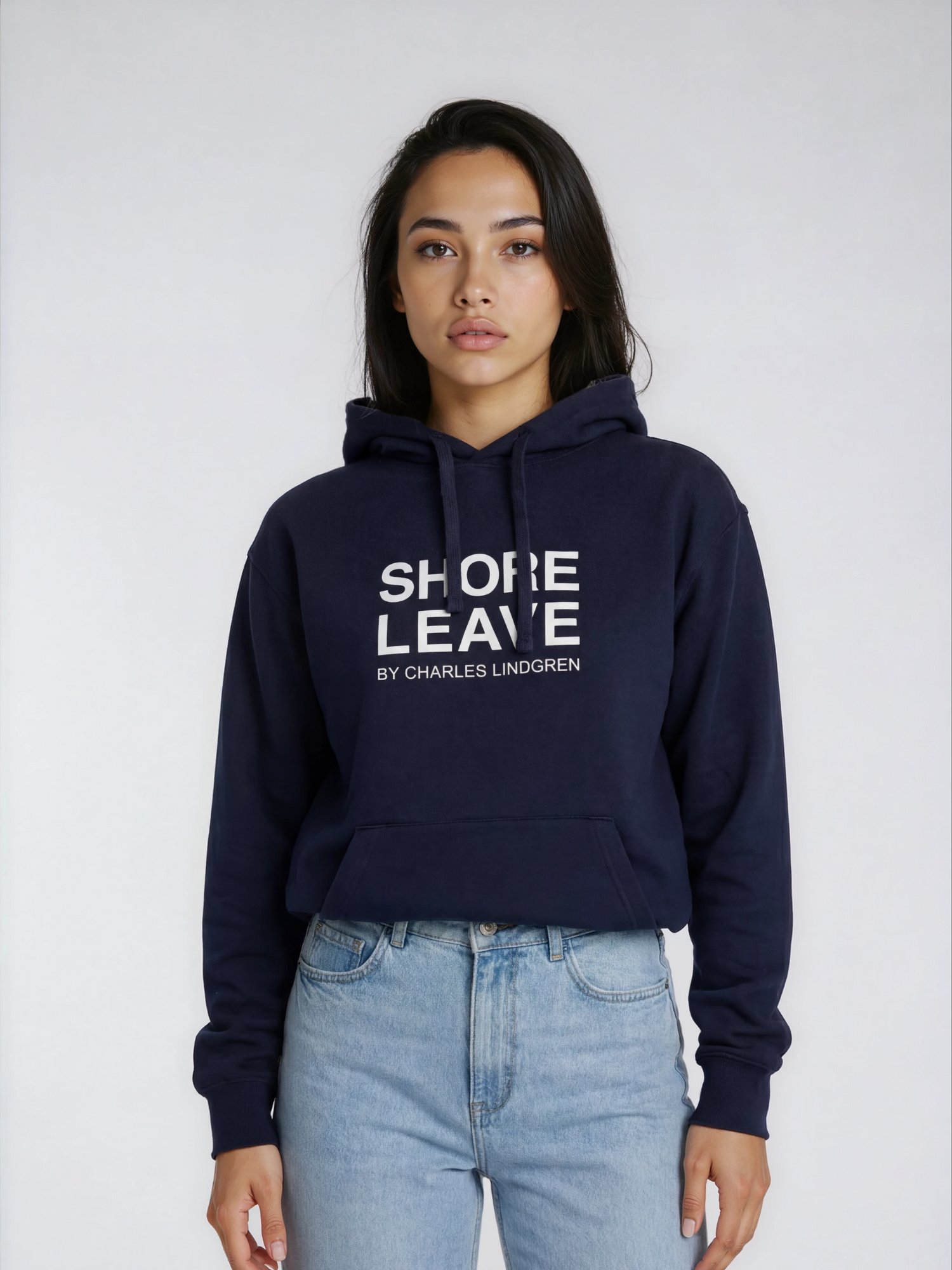 Charles Lindgren® – Damen & Unisex Hoodie „Shore Leave“ in Navy