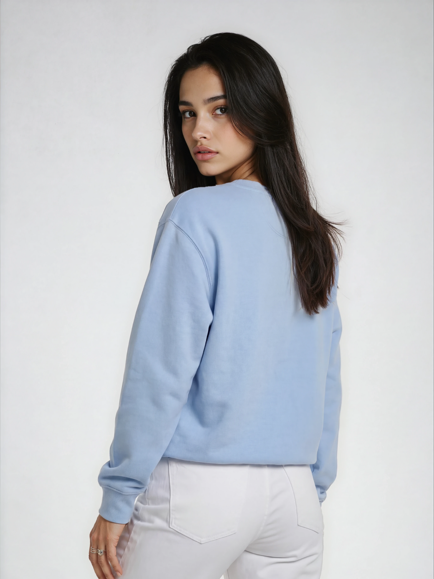 Charles Lindgren® – Damen & Unisex Sweatshirt „Shore Leave“ in Babyblau