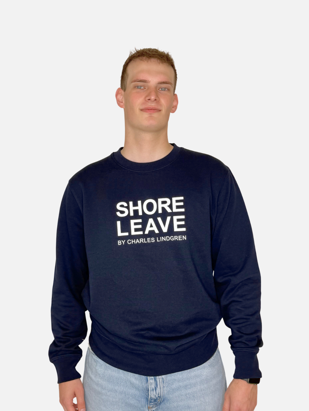 Charles Lindgren® – Herren & Unisex Sweatshirt „Shore Leave“ in Navy