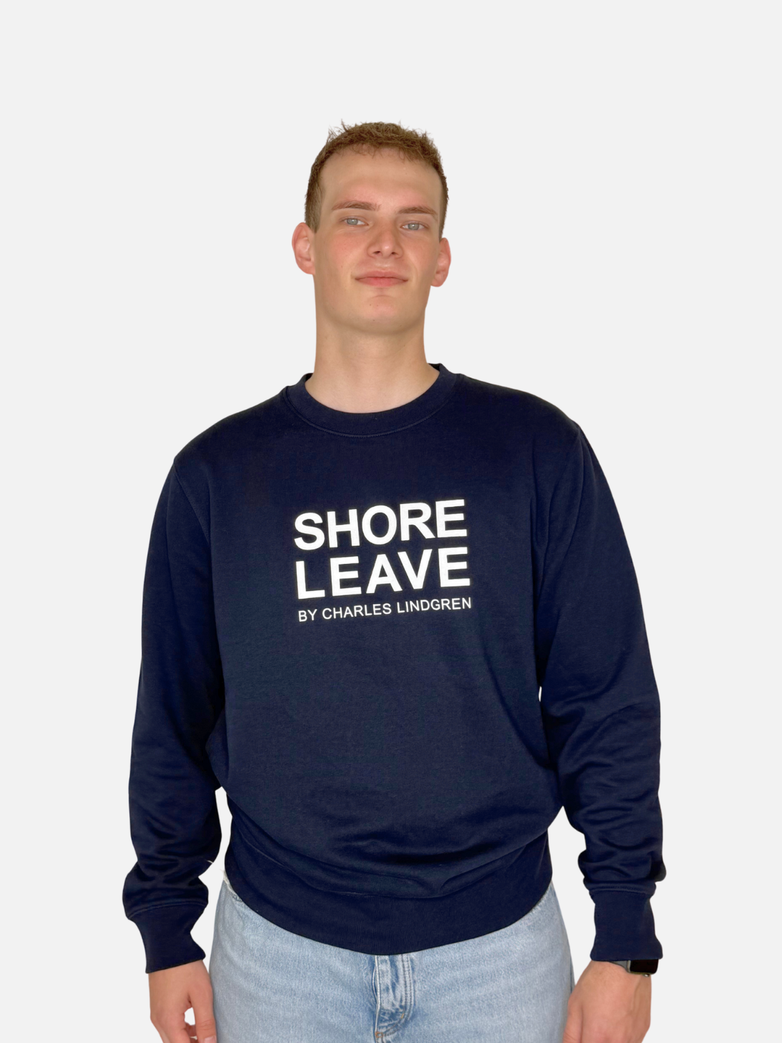 Charles Lindgren® – Herren & Unisex Sweatshirt „Shore Leave“ in Navy