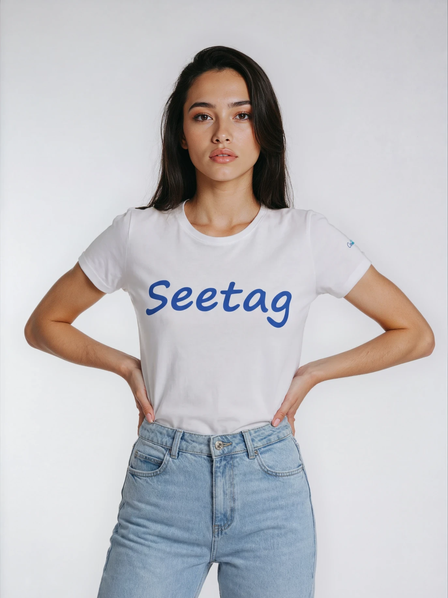 "Seetag" T-Shirt, white, women's